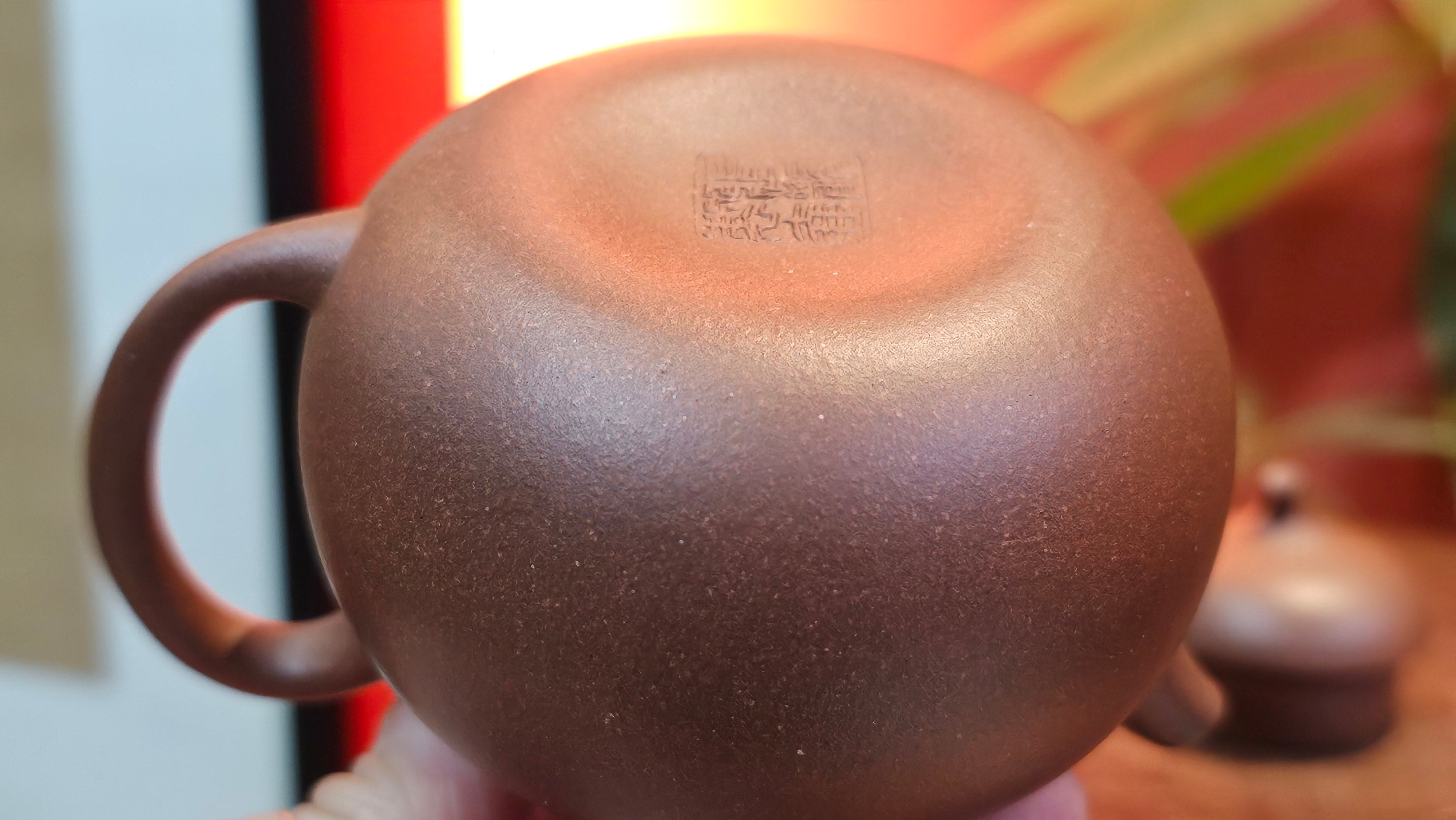 Qie Gua 茄瓜, 160.8ml, Di Cao Qing Zi Ni 底槽青紫泥, by our Craftsman Zhang Huan 张欢 ~ Congratulations to Mr A.L., 1938hrs 3rd May 2025, Israel 🇮🇱.