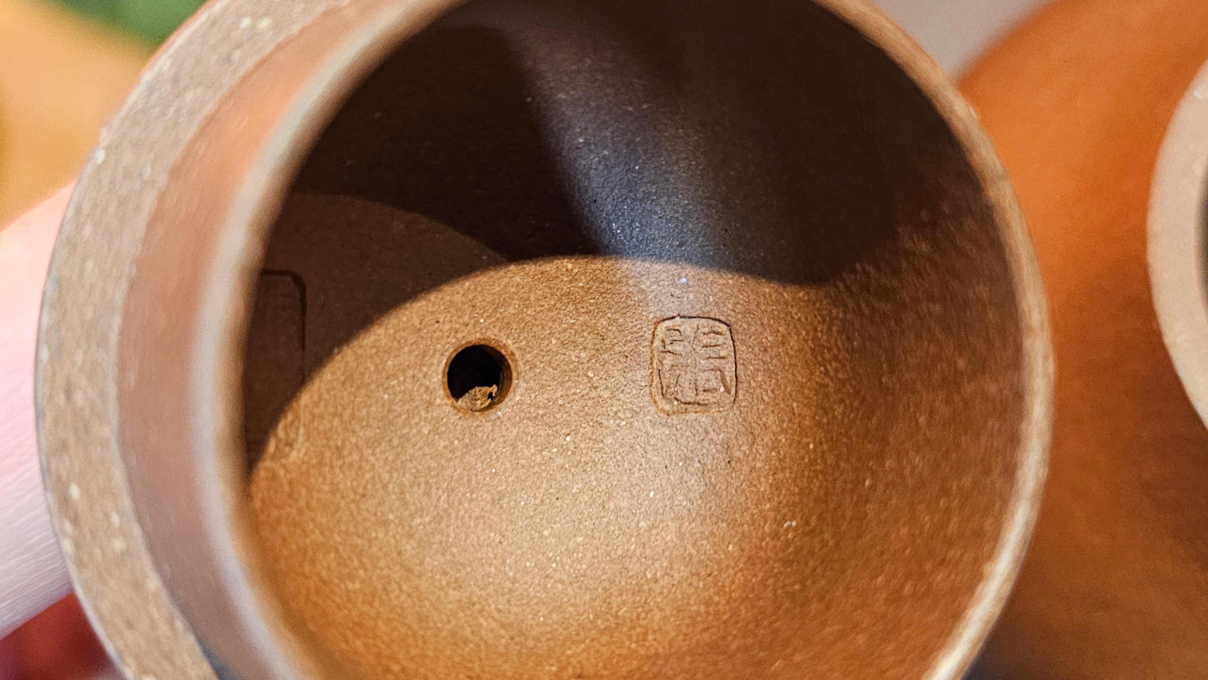 Qie Gua 茄瓜, 160.8ml, Di Cao Qing Zi Ni 底槽青紫泥, by our Craftsman Zhang Huan 张欢 ~ Congratulations to Mr A.L., 1938hrs 3rd May 2025, Israel 🇮🇱.