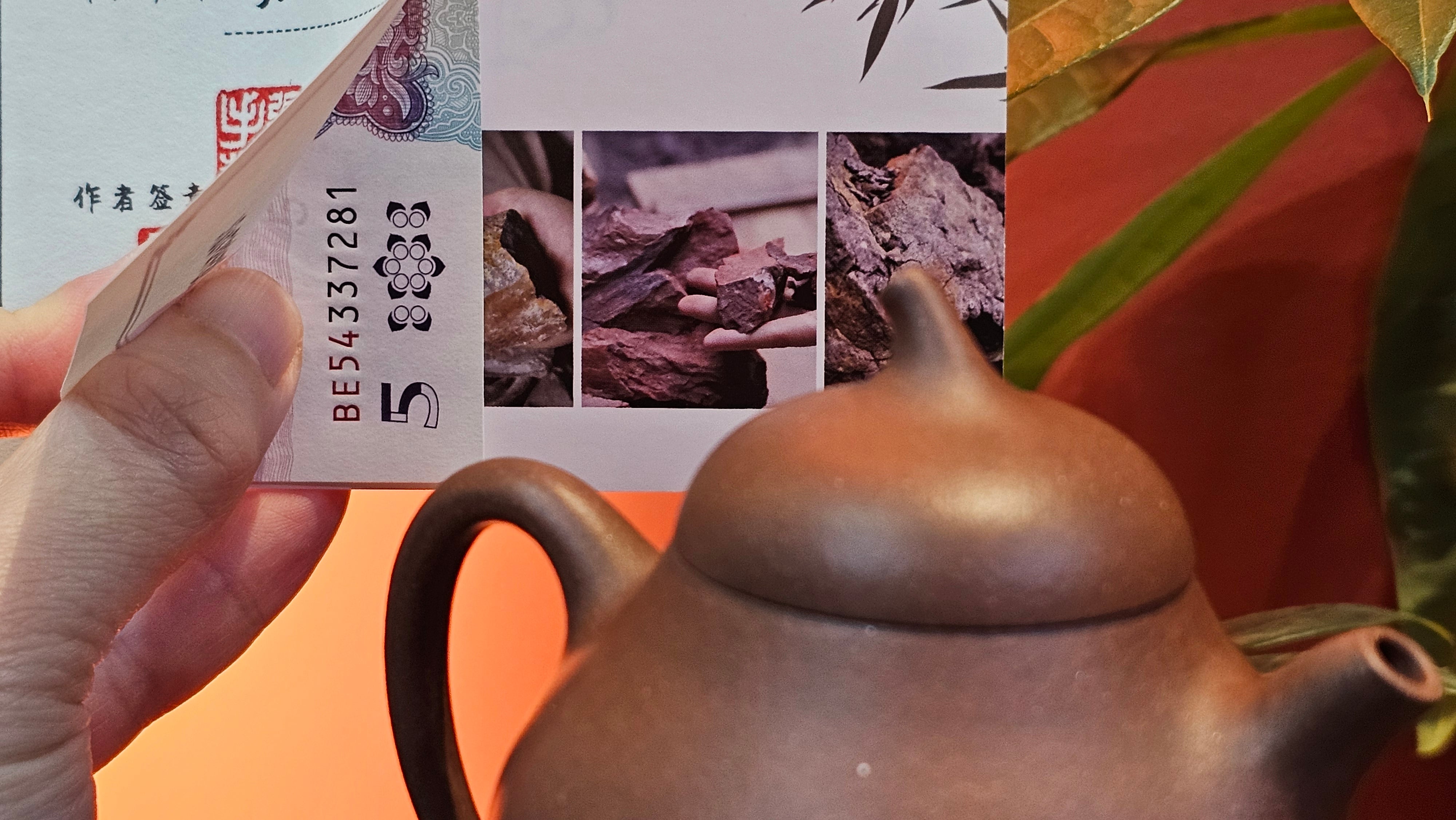 Qie Gua 茄瓜, 160.8ml, Di Cao Qing Zi Ni 底槽青紫泥, by our Craftsman Zhang Huan 张欢 ~ Congratulations to Mr A.L., 1938hrs 3rd May 2025, Israel 🇮🇱.