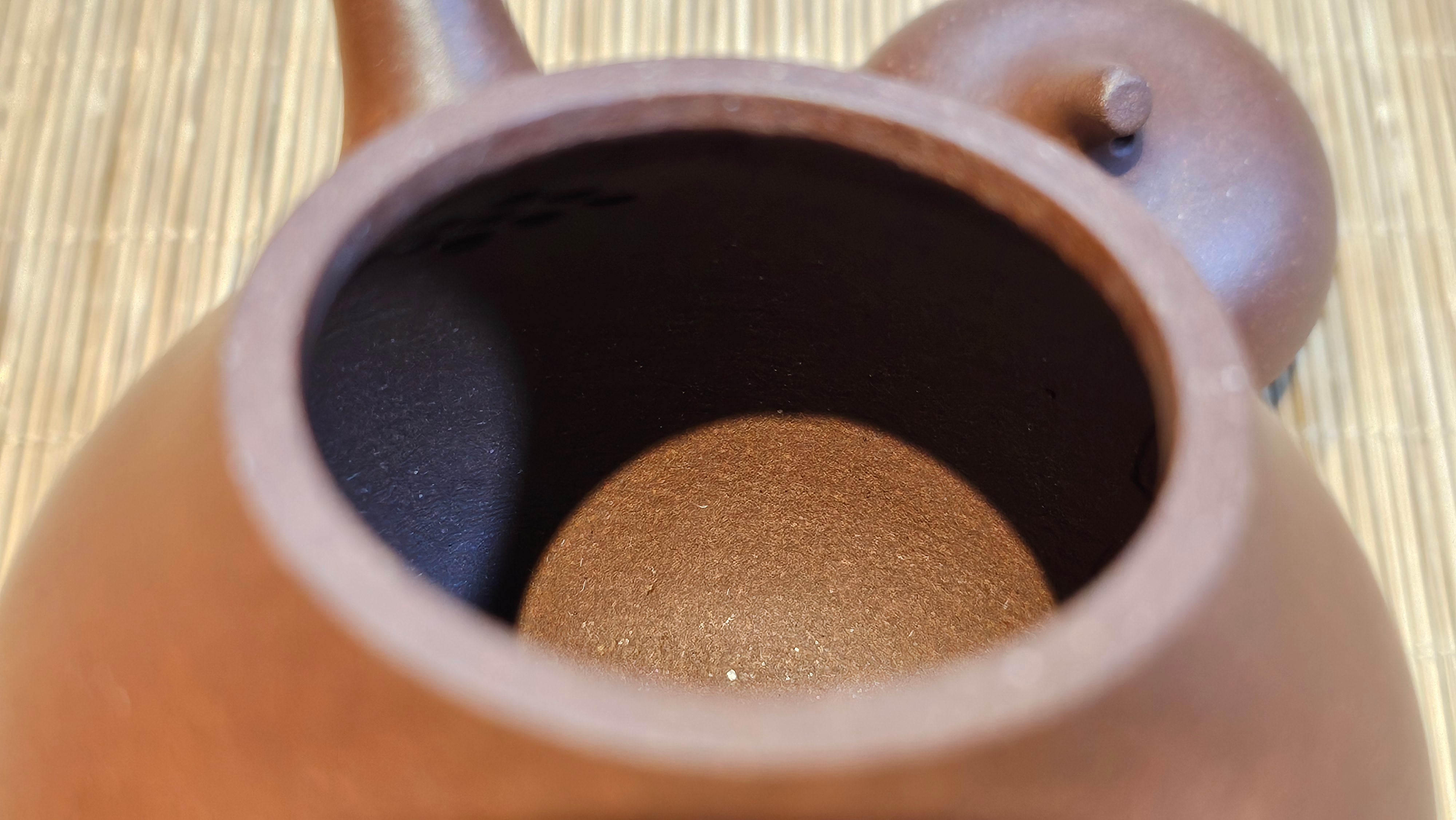 Qie Gua 茄瓜, 160.8ml, Di Cao Qing Zi Ni 底槽青紫泥, by our Craftsman Zhang Huan 张欢 ~ Congratulations to Mr A.L., 1938hrs 3rd May 2025, Israel 🇮🇱.