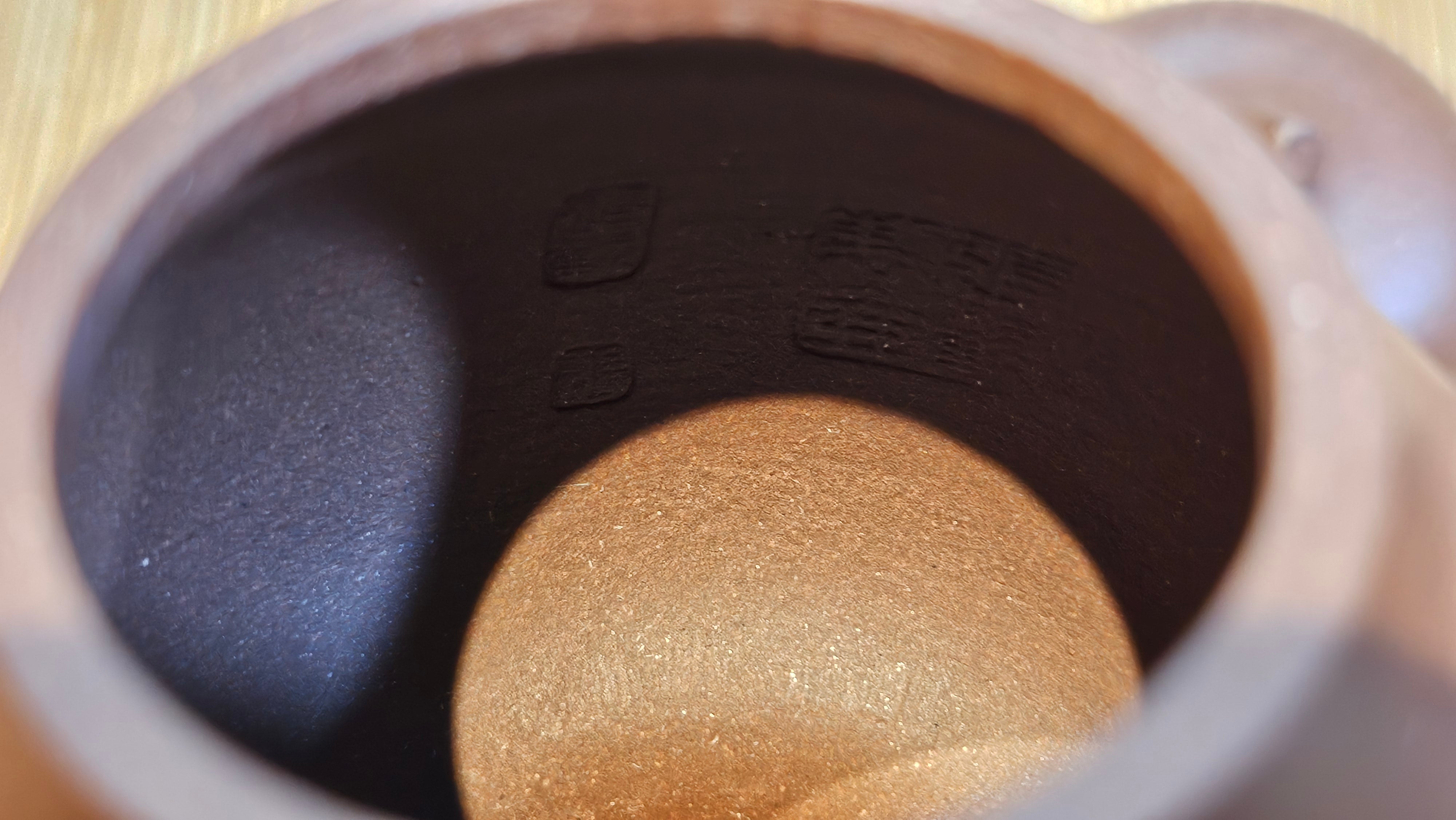 Qie Gua 茄瓜, 160.8ml, Di Cao Qing Zi Ni 底槽青紫泥, by our Craftsman Zhang Huan 张欢 ~ Congratulations to Mr A.L., 1938hrs 3rd May 2025, Israel 🇮🇱.