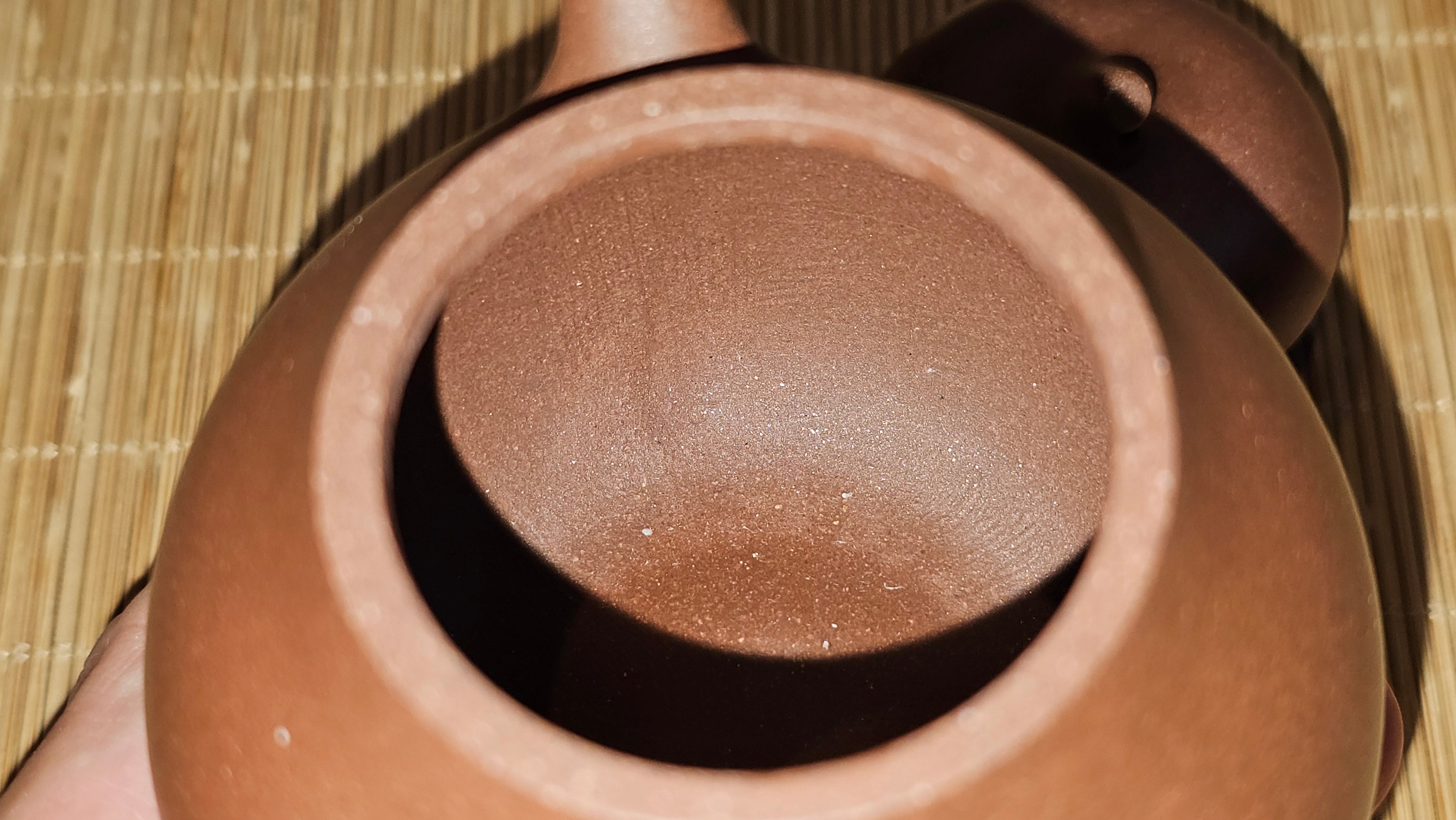 Qie Gua 茄瓜, 160.8ml, Di Cao Qing Zi Ni 底槽青紫泥, by our Craftsman Zhang Huan 张欢 ~ Congratulations to Mr A.L., 1938hrs 3rd May 2025, Israel 🇮🇱.