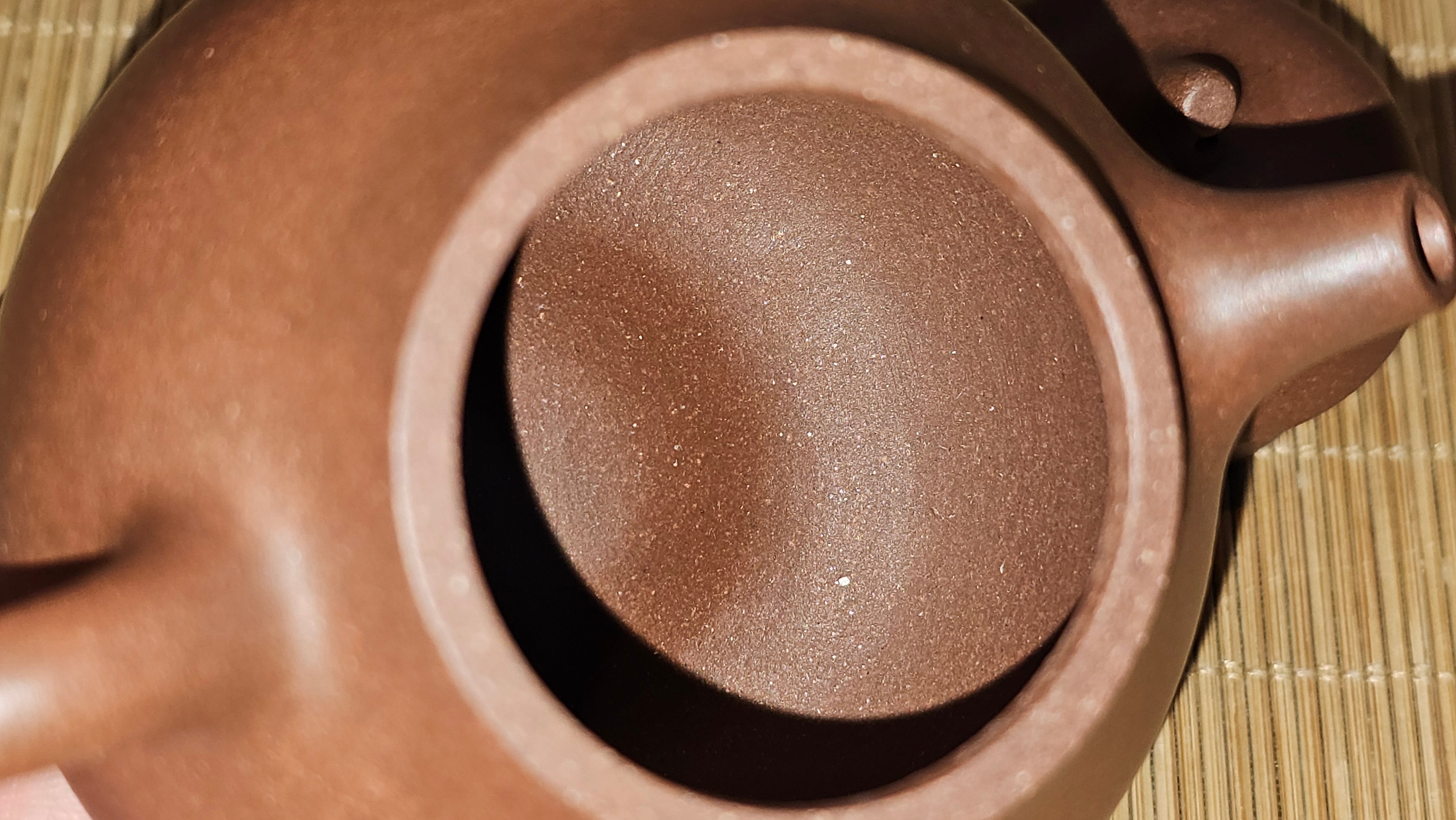 Qie Gua 茄瓜, 160.8ml, Di Cao Qing Zi Ni 底槽青紫泥, by our Craftsman Zhang Huan 张欢 ~ Congratulations to Mr A.L., 1938hrs 3rd May 2025, Israel 🇮🇱.