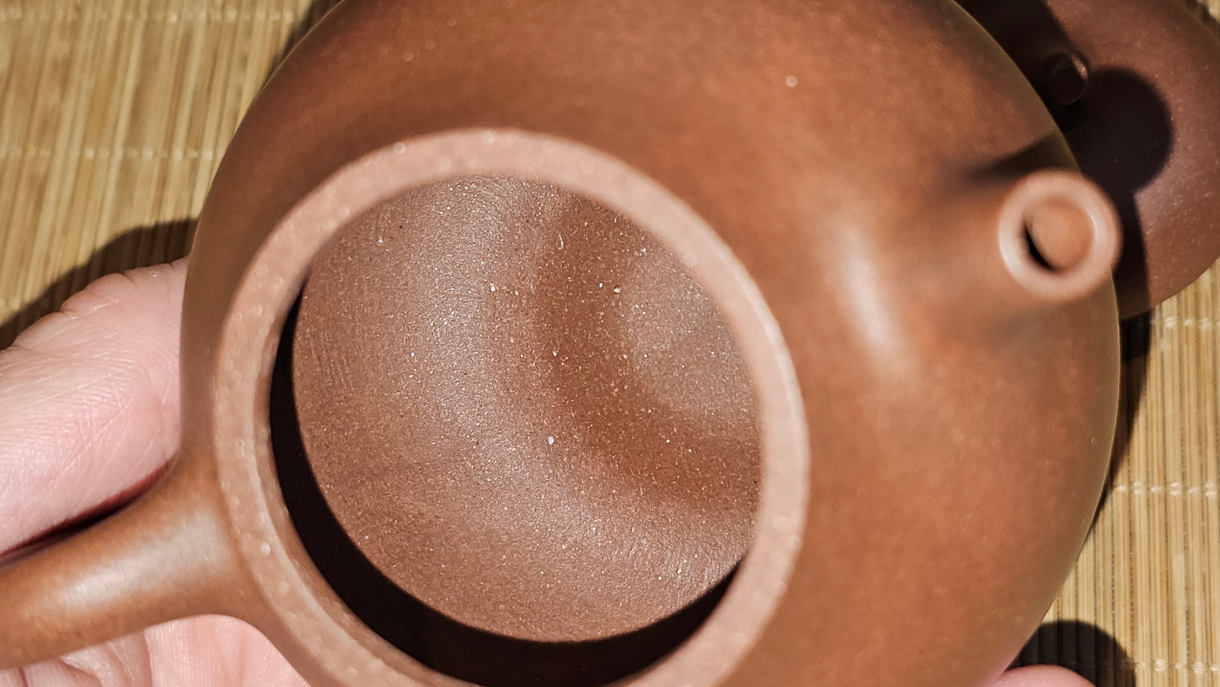 Qie Gua 茄瓜, 160.8ml, Di Cao Qing Zi Ni 底槽青紫泥, by our Craftsman Zhang Huan 张欢 ~ Congratulations to Mr A.L., 1938hrs 3rd May 2025, Israel 🇮🇱.