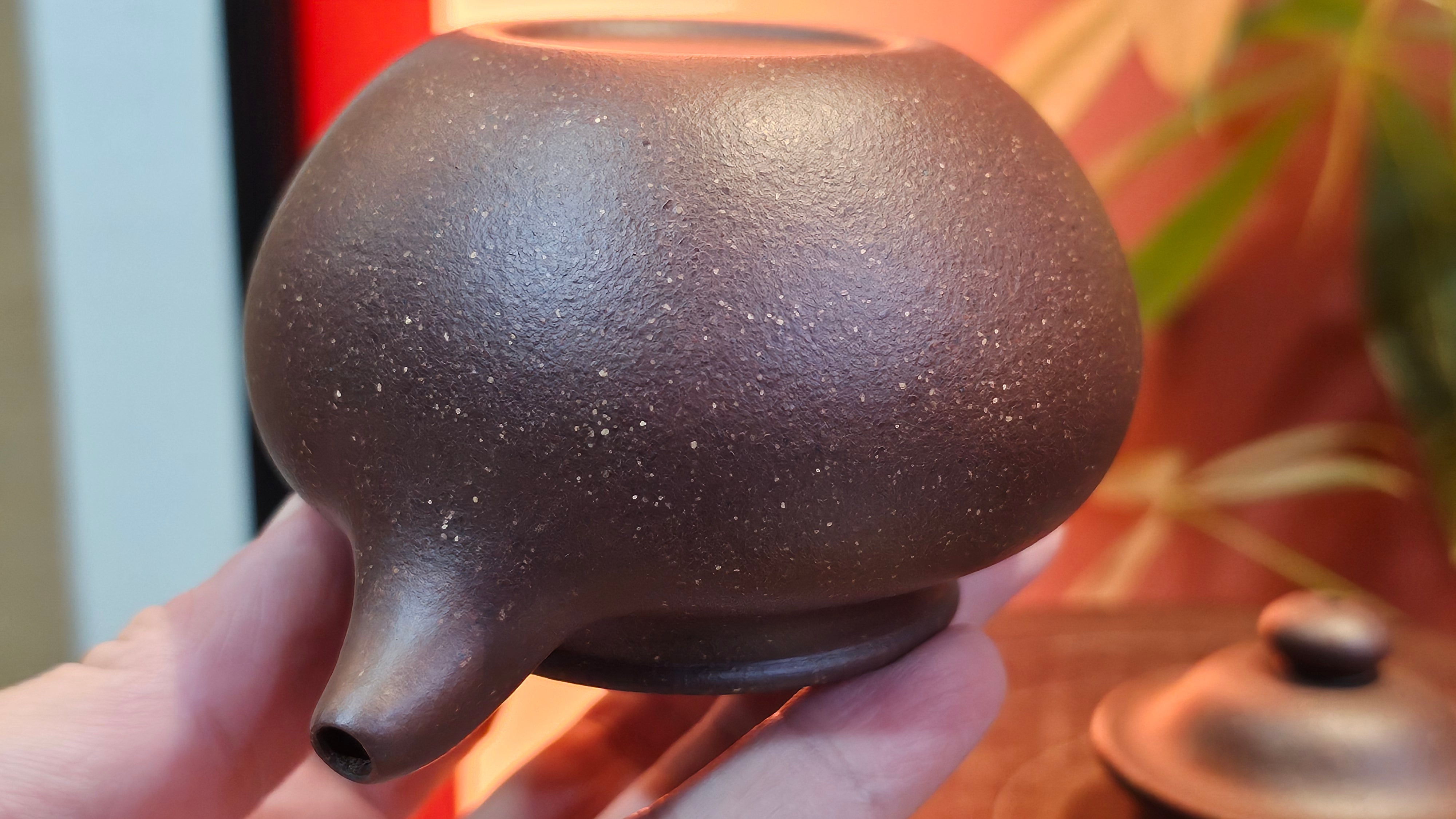 Lian Zi 莲子, 190.1ml, Lao Zi Ni 老紫泥 (Particular High Graininess, and Low Sieve Count), by Craftsman Chen Fa Chu 陈法初 ~ Congratulations to Mr M.H., 1718hrs 8th May 2025, Columbus, OH.