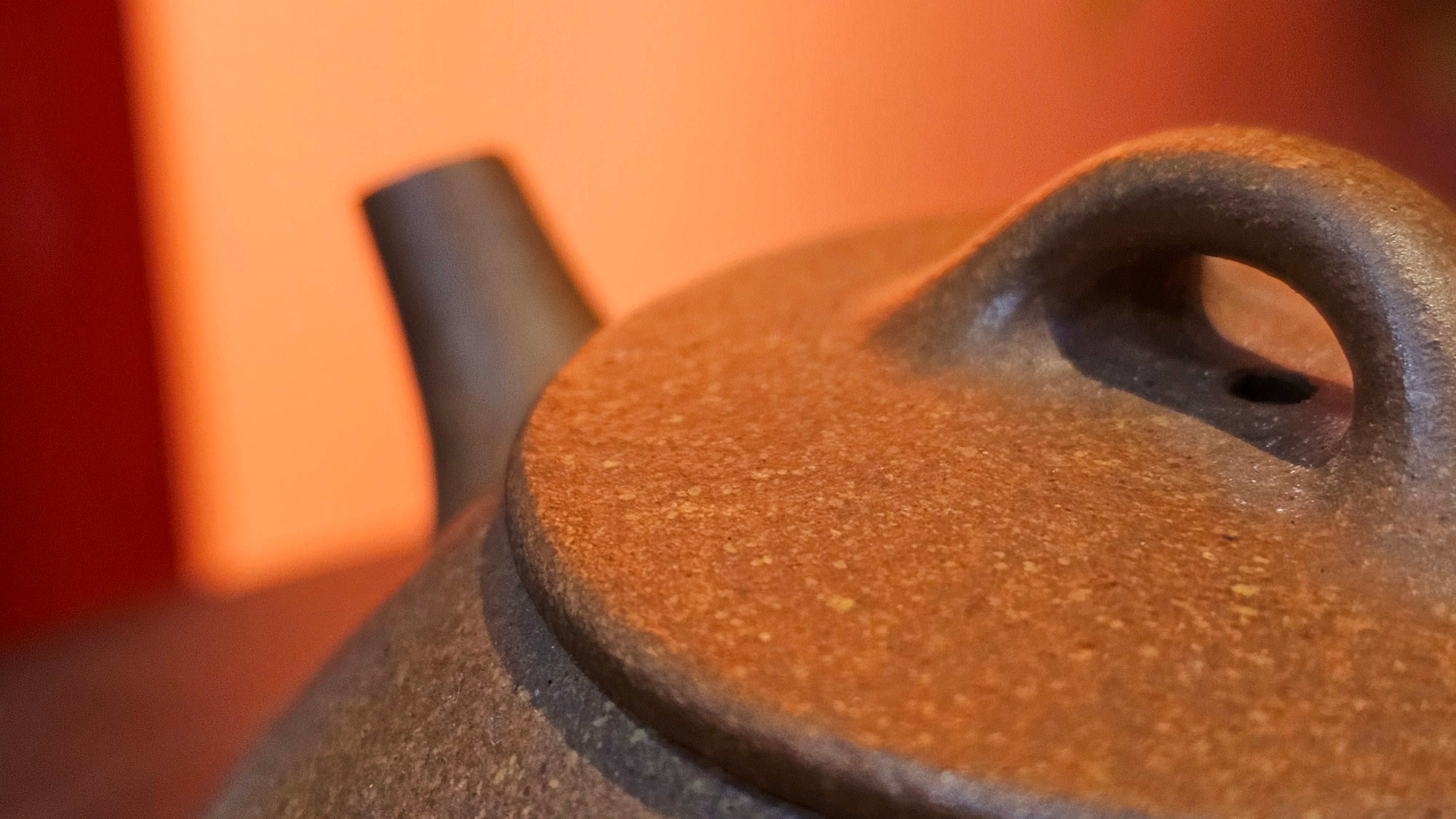 Shi Piao 石瓢 (Ping Gai Shi Piao 平盖石瓢), 154.3ml, Huang Jiang Po Ni 黄降坡泥, by our Collaborative Craftsman Chen Hua Jun 陈华军 ~ Congratulations to Ms M.L., 0117hrs 12th May 2025, Phoenix, AZ.