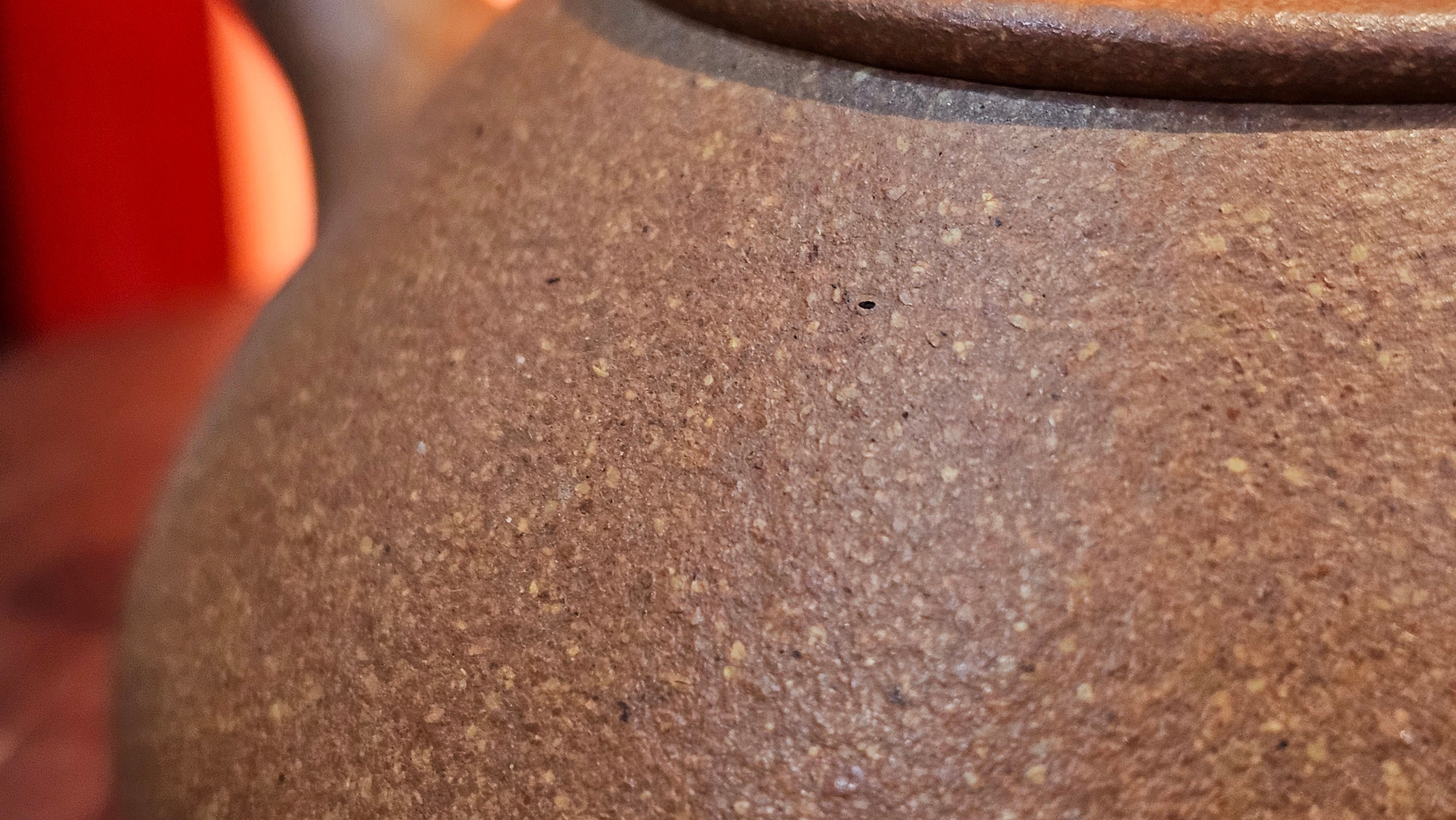 Shi Piao 石瓢 (Ping Gai Shi Piao 平盖石瓢), 154.3ml, Huang Jiang Po Ni 黄降坡泥, by our Collaborative Craftsman Chen Hua Jun 陈华军 ~ Congratulations to Ms M.L., 0117hrs 12th May 2025, Phoenix, AZ.