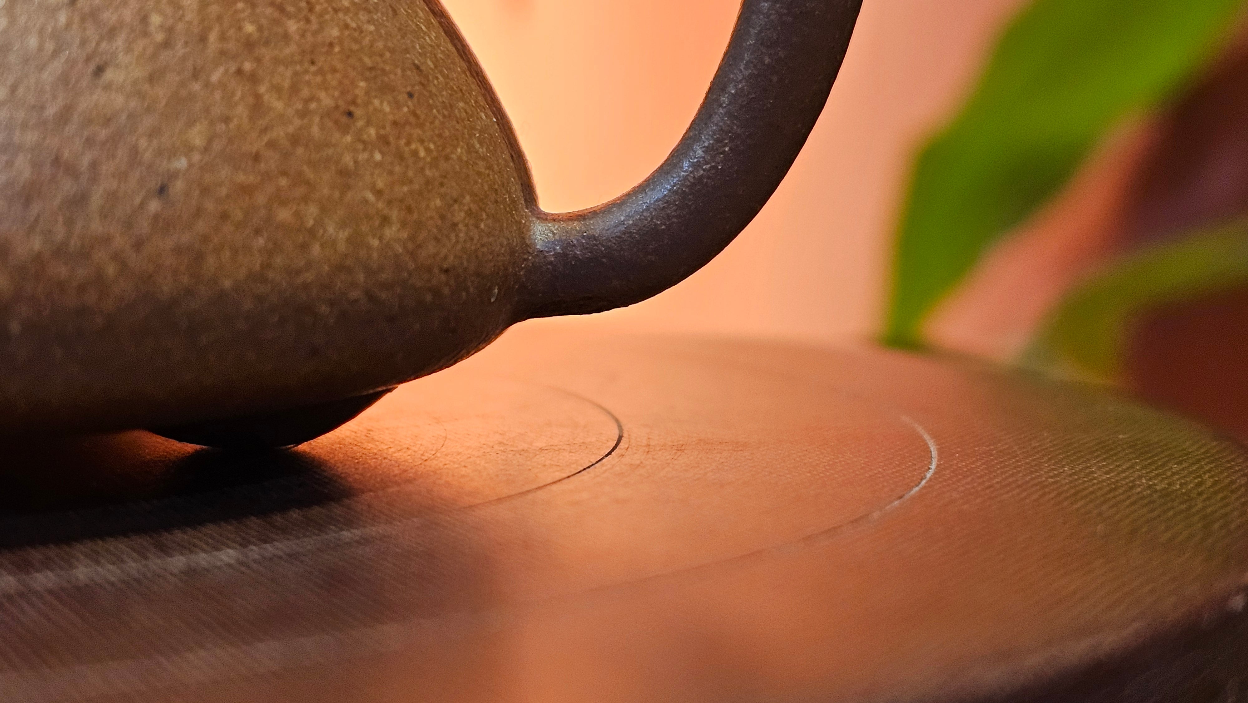 Shi Piao 石瓢 (Ping Gai Shi Piao 平盖石瓢), 154.3ml, Huang Jiang Po Ni 黄降坡泥, by our Collaborative Craftsman Chen Hua Jun 陈华军 ~ Congratulations to Ms M.L., 0117hrs 12th May 2025, Phoenix, AZ.