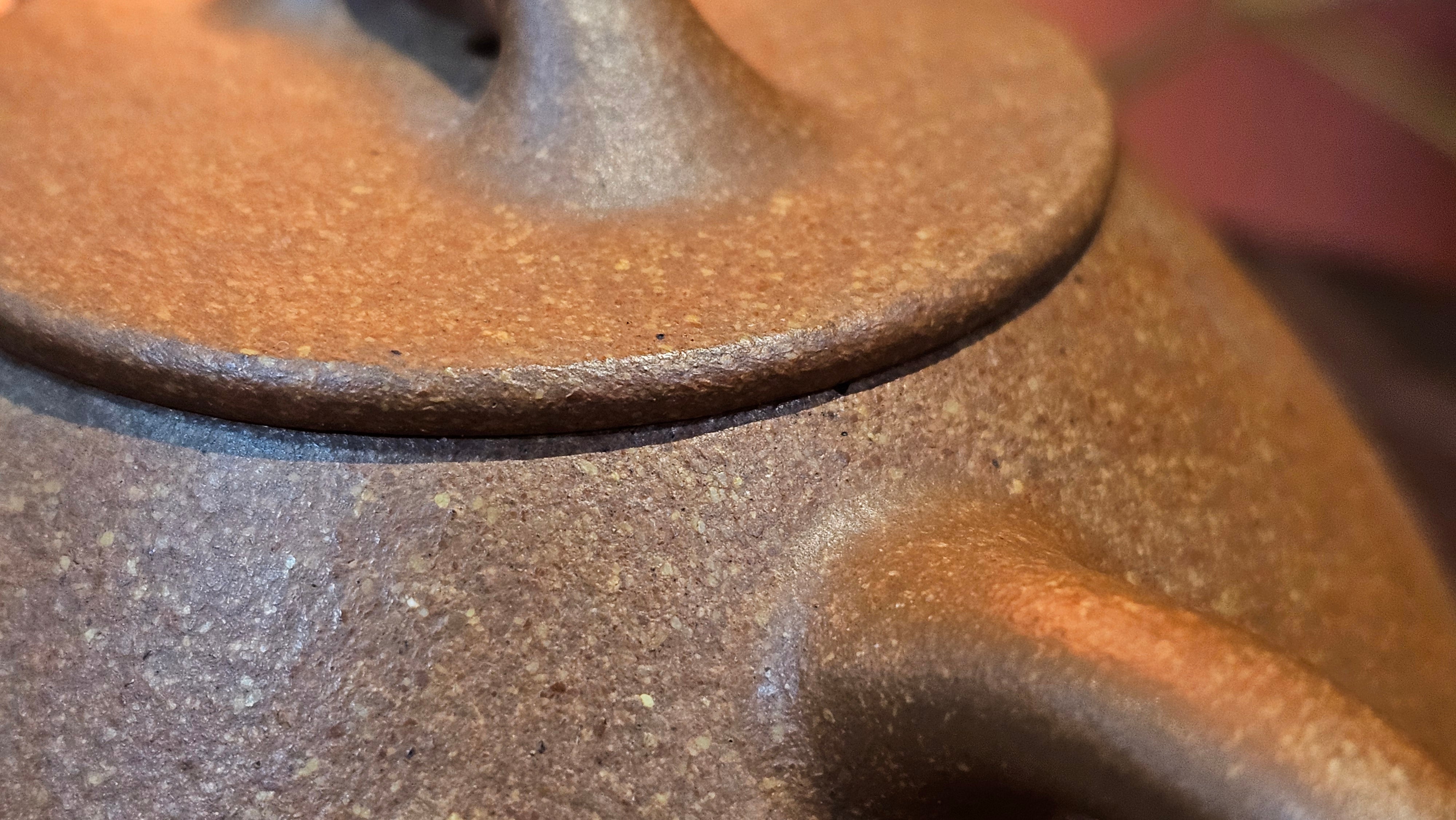 Shi Piao 石瓢 (Ping Gai Shi Piao 平盖石瓢), 154.3ml, Huang Jiang Po Ni 黄降坡泥, by our Collaborative Craftsman Chen Hua Jun 陈华军 ~ Congratulations to Ms M.L., 0117hrs 12th May 2025, Phoenix, AZ.