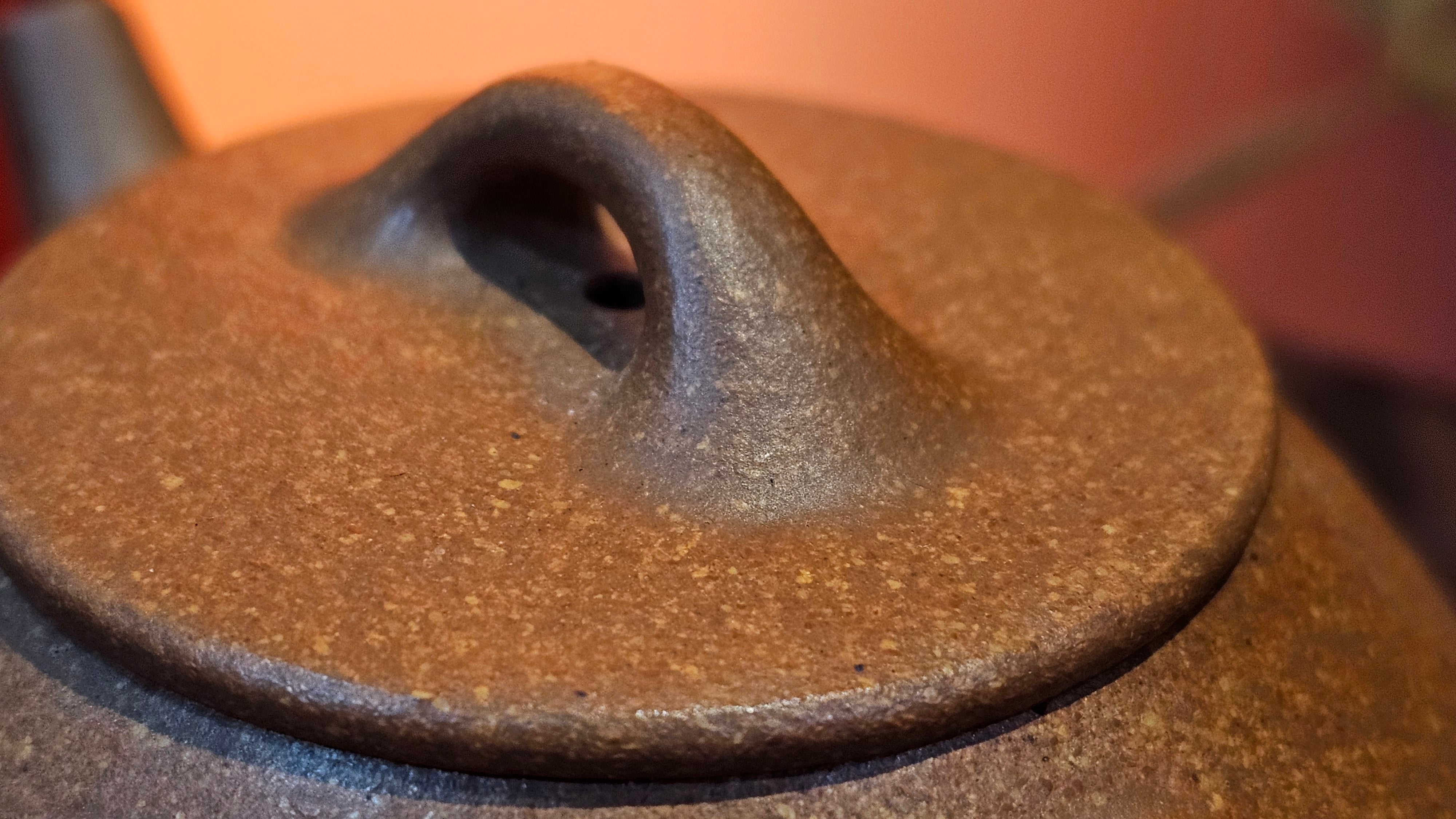 Shi Piao 石瓢 (Ping Gai Shi Piao 平盖石瓢), 154.3ml, Huang Jiang Po Ni 黄降坡泥, by our Collaborative Craftsman Chen Hua Jun 陈华军 ~ Congratulations to Ms M.L., 0117hrs 12th May 2025, Phoenix, AZ.