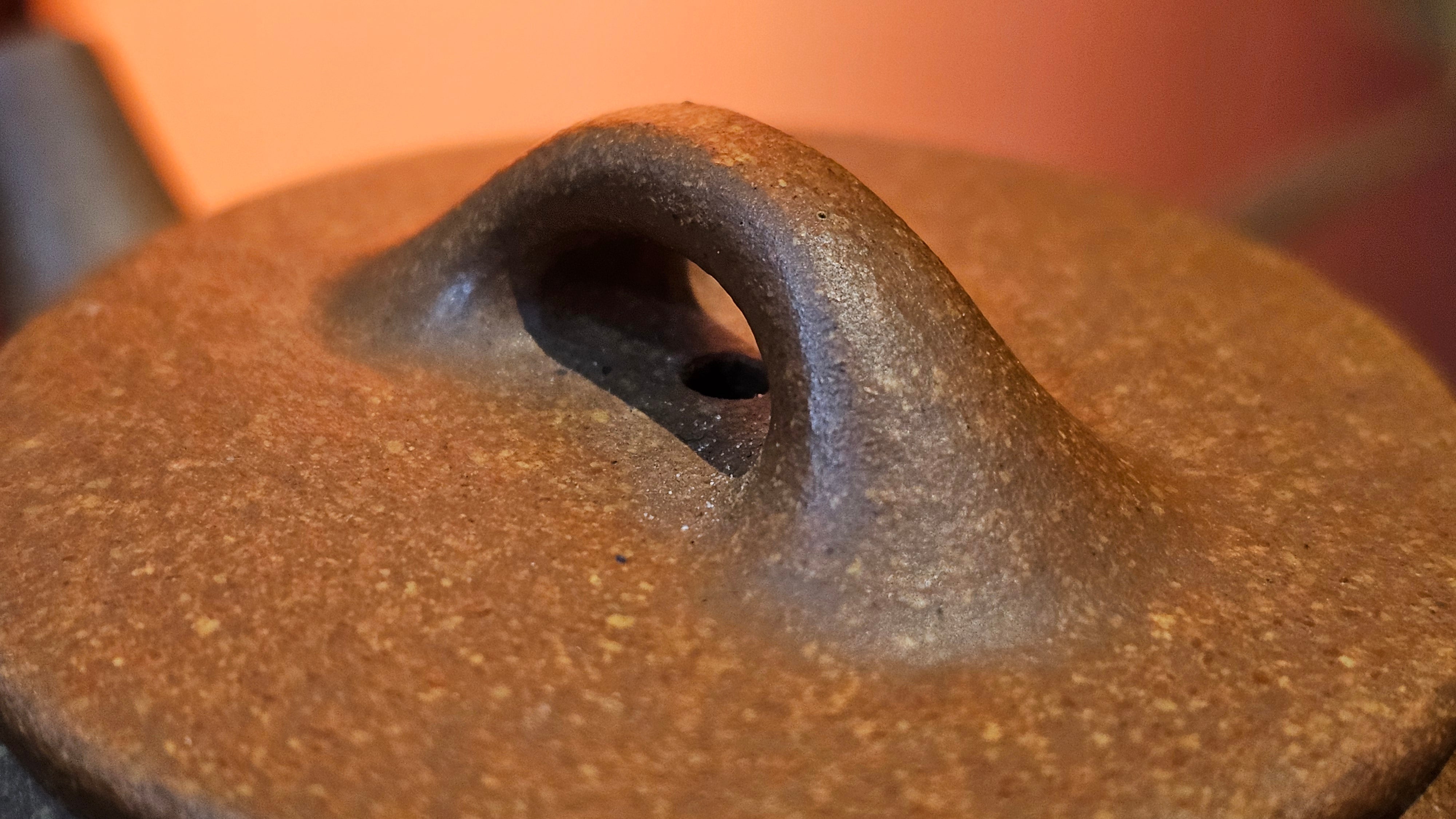 Shi Piao 石瓢 (Ping Gai Shi Piao 平盖石瓢), 154.3ml, Huang Jiang Po Ni 黄降坡泥, by our Collaborative Craftsman Chen Hua Jun 陈华军 ~ Congratulations to Ms M.L., 0117hrs 12th May 2025, Phoenix, AZ.