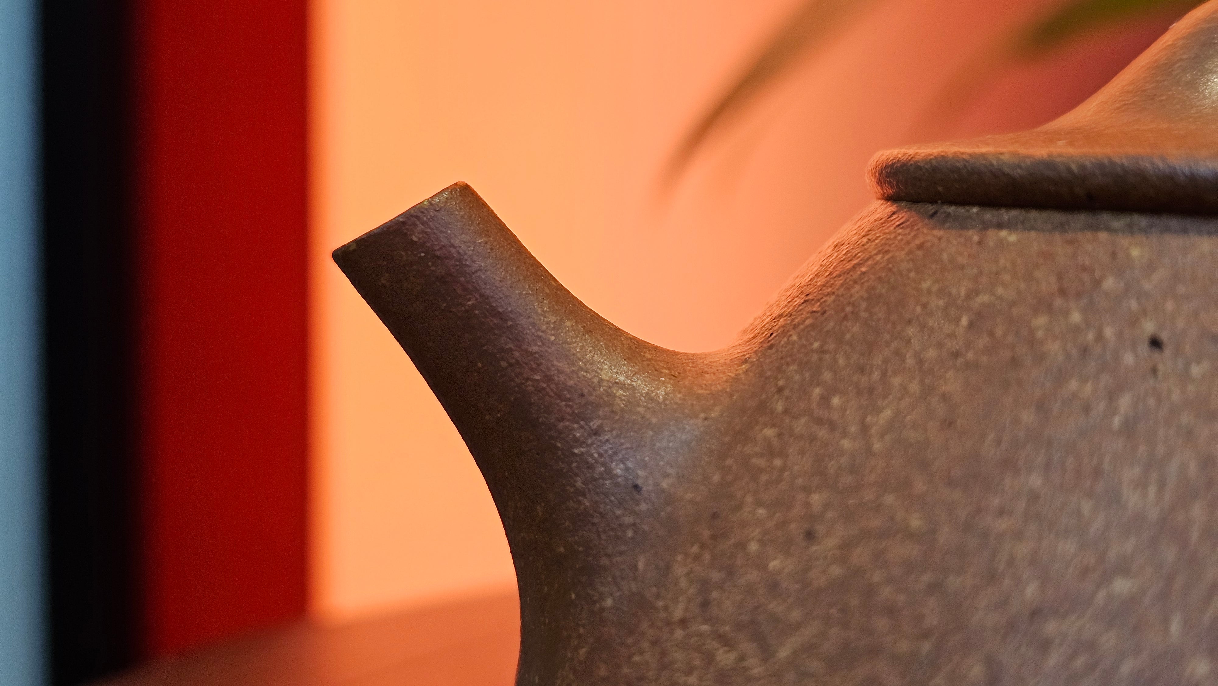 Shi Piao 石瓢 (Ping Gai Shi Piao 平盖石瓢), 154.3ml, Huang Jiang Po Ni 黄降坡泥, by our Collaborative Craftsman Chen Hua Jun 陈华军 ~ Congratulations to Ms M.L., 0117hrs 12th May 2025, Phoenix, AZ.