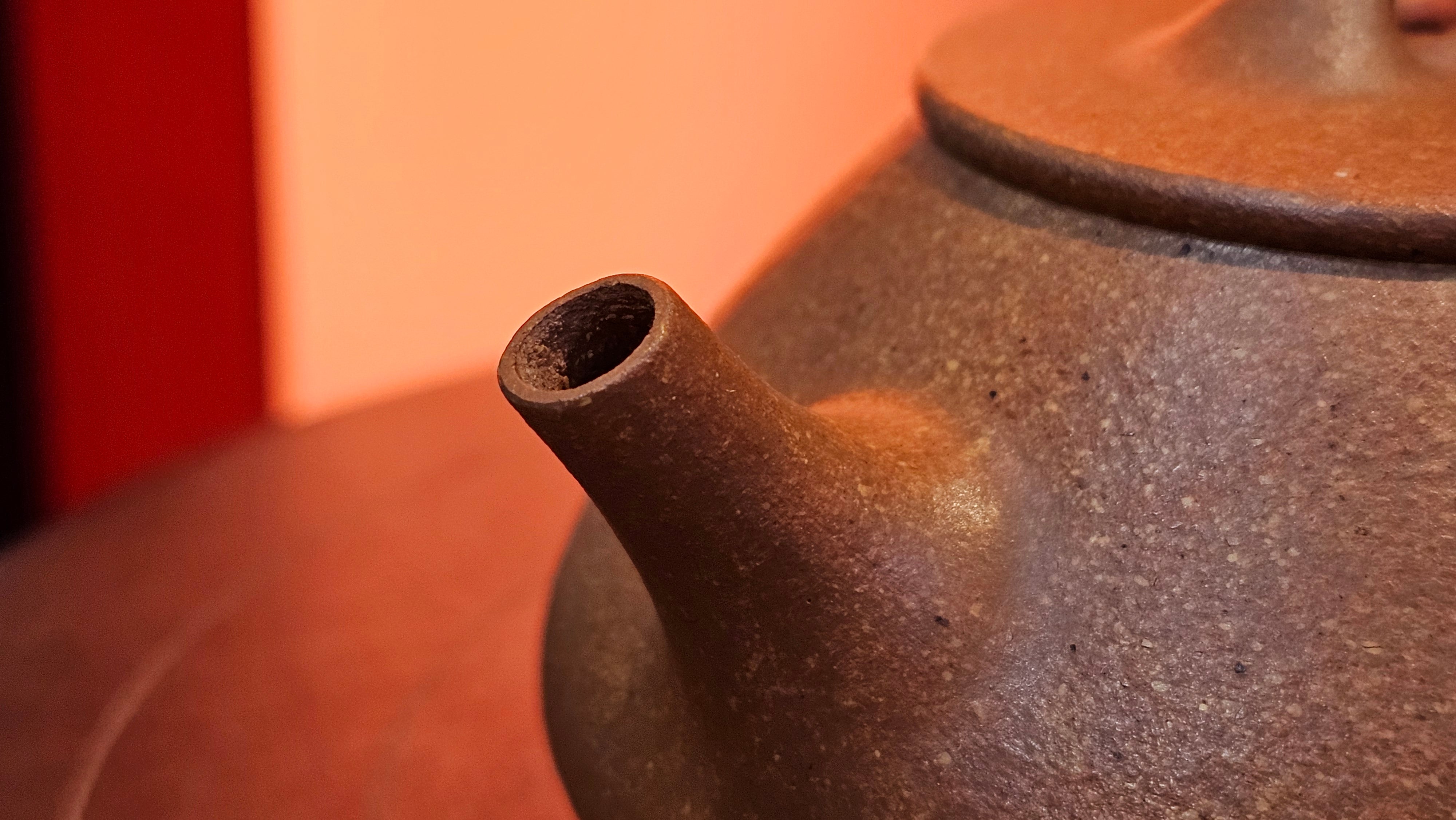 Shi Piao 石瓢 (Ping Gai Shi Piao 平盖石瓢), 154.3ml, Huang Jiang Po Ni 黄降坡泥, by our Collaborative Craftsman Chen Hua Jun 陈华军 ~ Congratulations to Ms M.L., 0117hrs 12th May 2025, Phoenix, AZ.