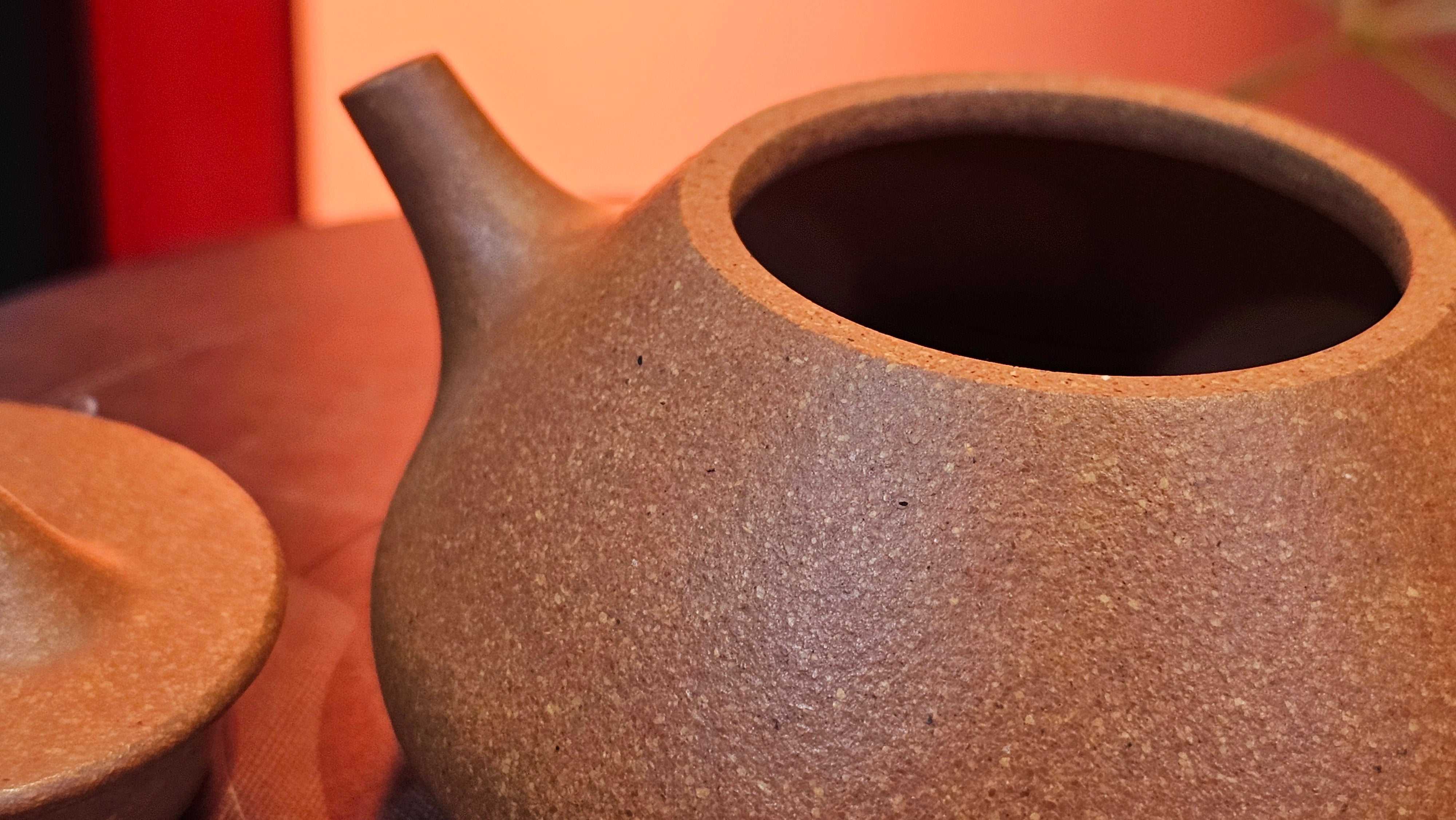 Shi Piao 石瓢 (Ping Gai Shi Piao 平盖石瓢), 154.3ml, Huang Jiang Po Ni 黄降坡泥, by our Collaborative Craftsman Chen Hua Jun 陈华军 ~ Congratulations to Ms M.L., 0117hrs 12th May 2025, Phoenix, AZ.