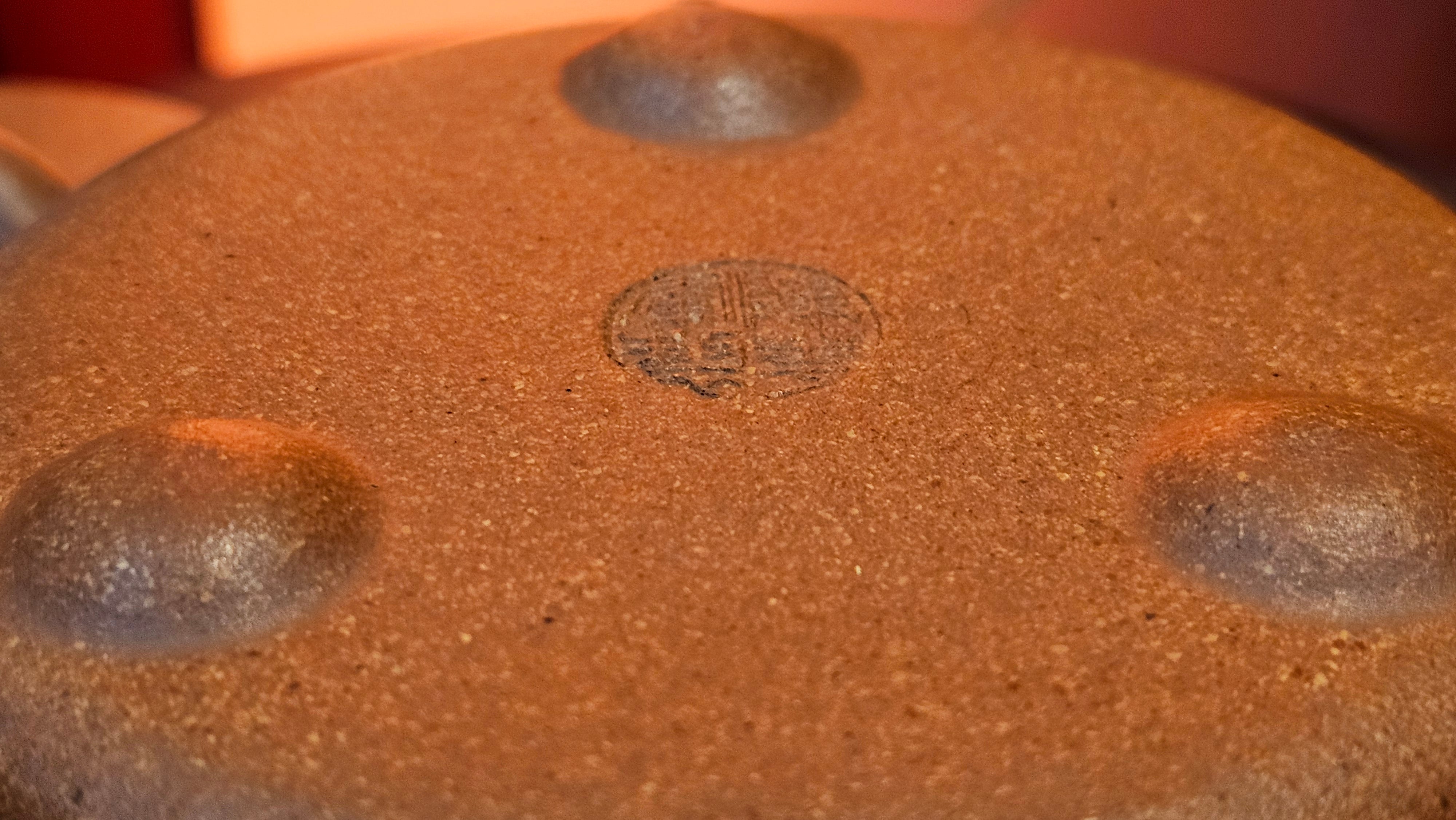 Shi Piao 石瓢 (Ping Gai Shi Piao 平盖石瓢), 154.3ml, Huang Jiang Po Ni 黄降坡泥, by our Collaborative Craftsman Chen Hua Jun 陈华军 ~ Congratulations to Ms M.L., 0117hrs 12th May 2025, Phoenix, AZ.