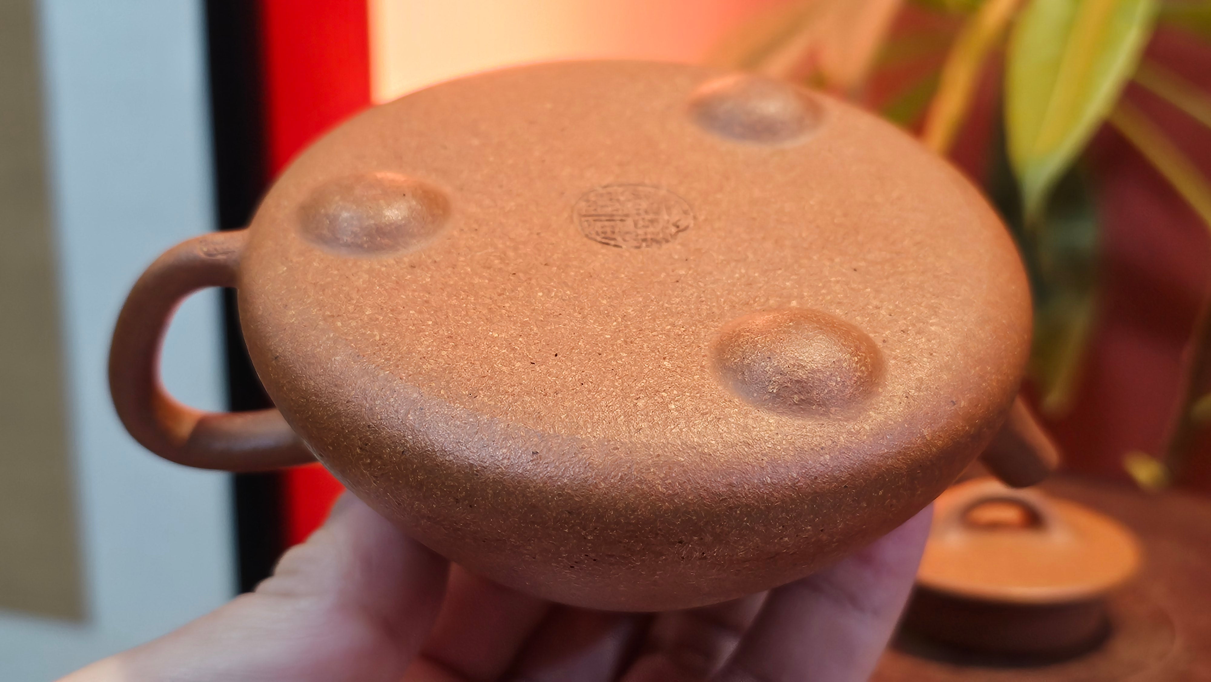 Shi Piao 石瓢 (Ping Gai Shi Piao 平盖石瓢), 154.3ml, Huang Jiang Po Ni 黄降坡泥, by our Collaborative Craftsman Chen Hua Jun 陈华军 ~ Congratulations to Ms M.L., 0117hrs 12th May 2025, Phoenix, AZ.