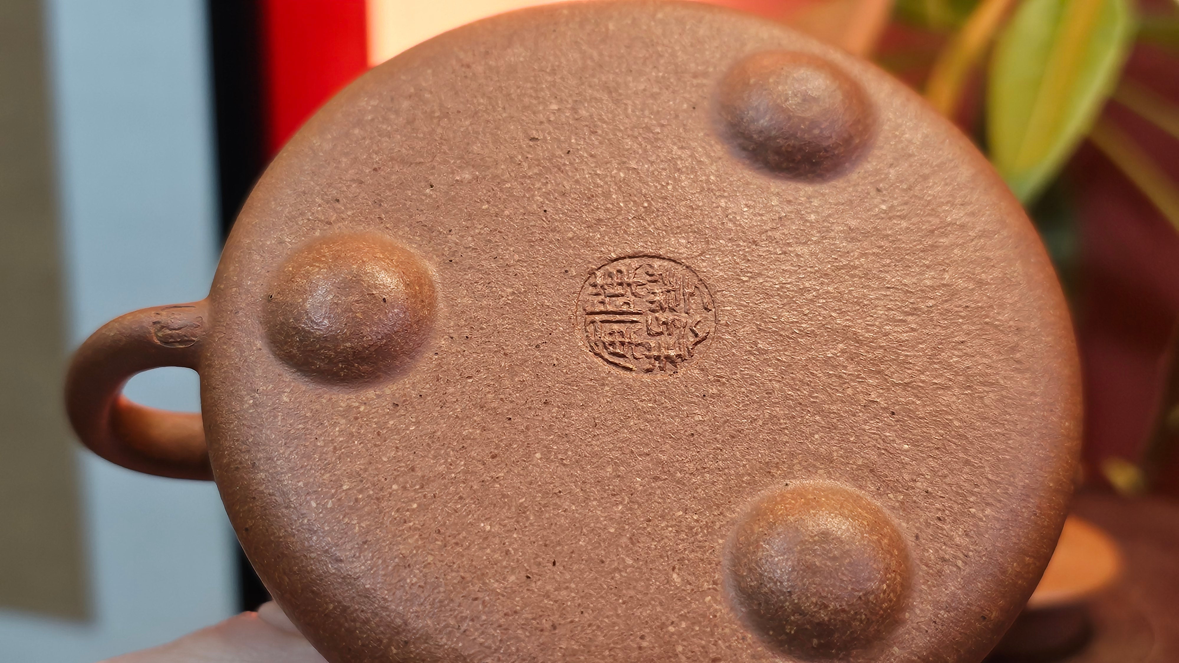 Shi Piao 石瓢 (Ping Gai Shi Piao 平盖石瓢), 154.3ml, Huang Jiang Po Ni 黄降坡泥, by our Collaborative Craftsman Chen Hua Jun 陈华军 ~ Congratulations to Ms M.L., 0117hrs 12th May 2025, Phoenix, AZ.