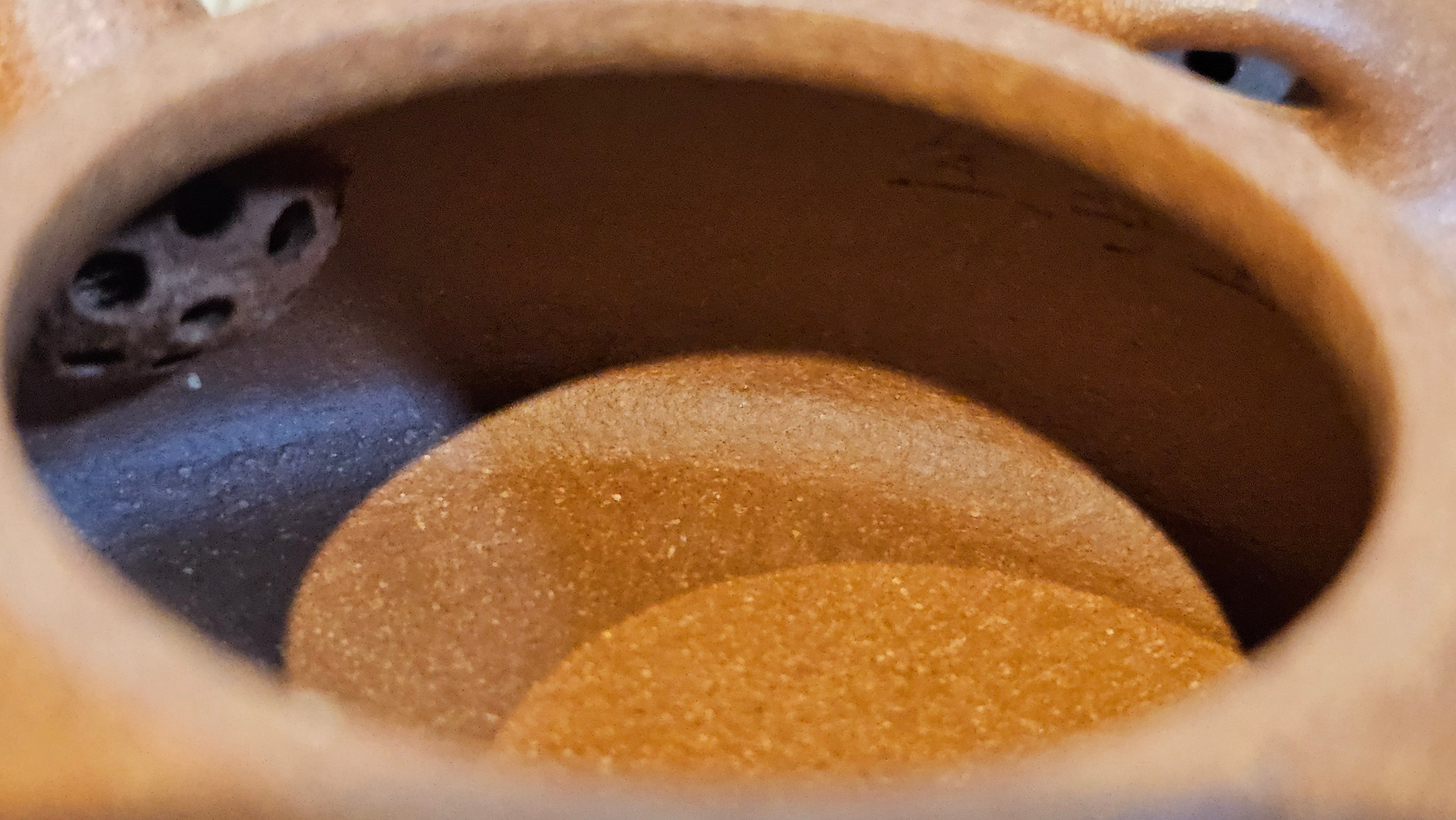 Shi Piao 石瓢 (Ping Gai Shi Piao 平盖石瓢), 154.3ml, Huang Jiang Po Ni 黄降坡泥, by our Collaborative Craftsman Chen Hua Jun 陈华军 ~ Congratulations to Ms M.L., 0117hrs 12th May 2025, Phoenix, AZ.