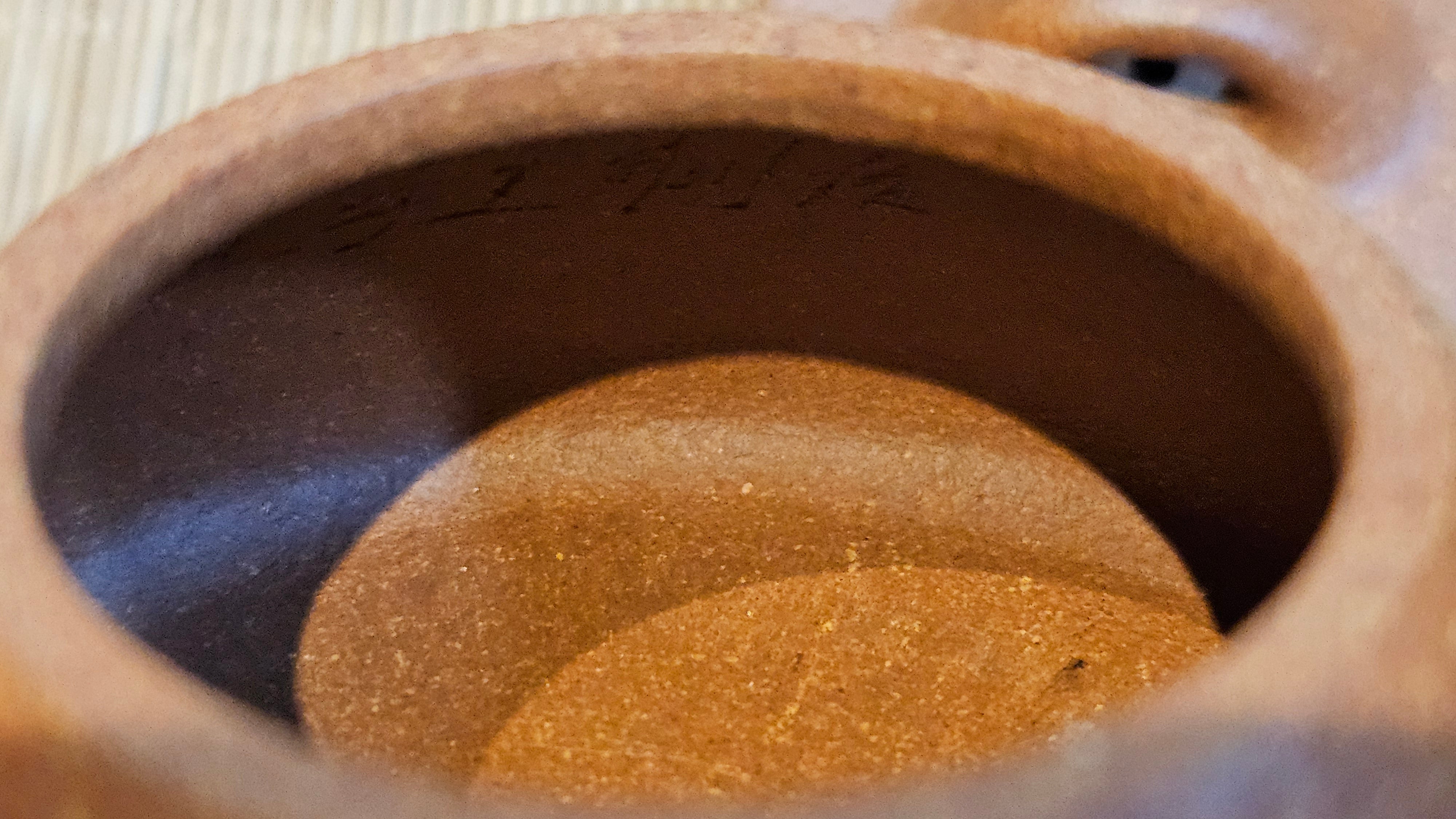 Shi Piao 石瓢 (Ping Gai Shi Piao 平盖石瓢), 154.3ml, Huang Jiang Po Ni 黄降坡泥, by our Collaborative Craftsman Chen Hua Jun 陈华军 ~ Congratulations to Ms M.L., 0117hrs 12th May 2025, Phoenix, AZ.