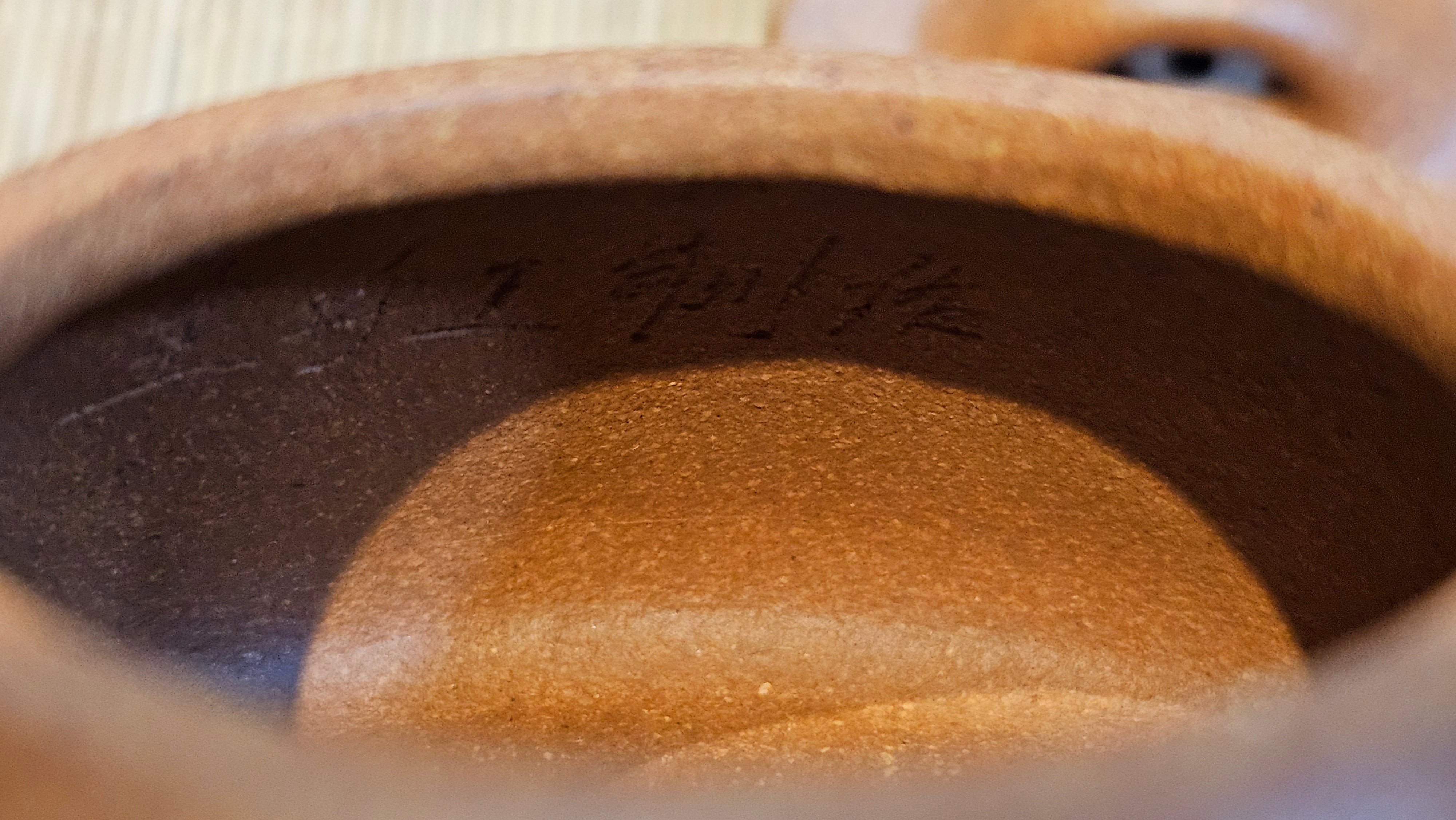 Shi Piao 石瓢 (Ping Gai Shi Piao 平盖石瓢), 154.3ml, Huang Jiang Po Ni 黄降坡泥, by our Collaborative Craftsman Chen Hua Jun 陈华军 ~ Congratulations to Ms M.L., 0117hrs 12th May 2025, Phoenix, AZ.