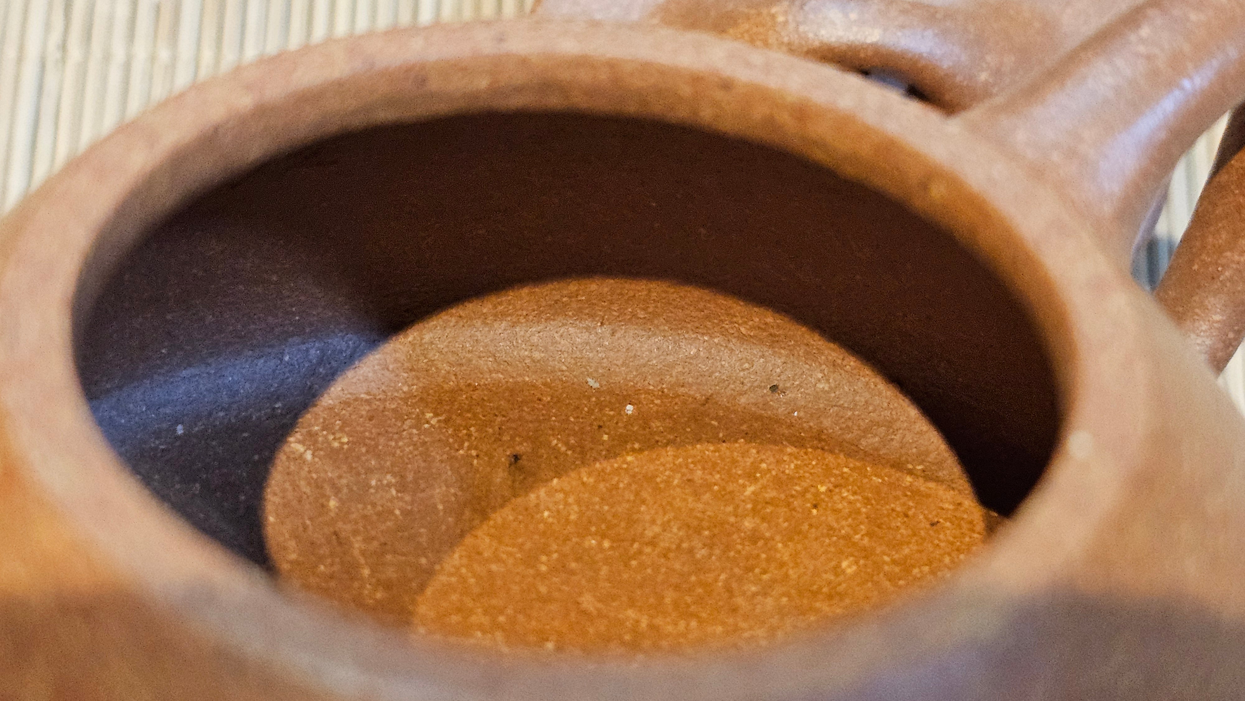 Shi Piao 石瓢 (Ping Gai Shi Piao 平盖石瓢), 154.3ml, Huang Jiang Po Ni 黄降坡泥, by our Collaborative Craftsman Chen Hua Jun 陈华军 ~ Congratulations to Ms M.L., 0117hrs 12th May 2025, Phoenix, AZ.