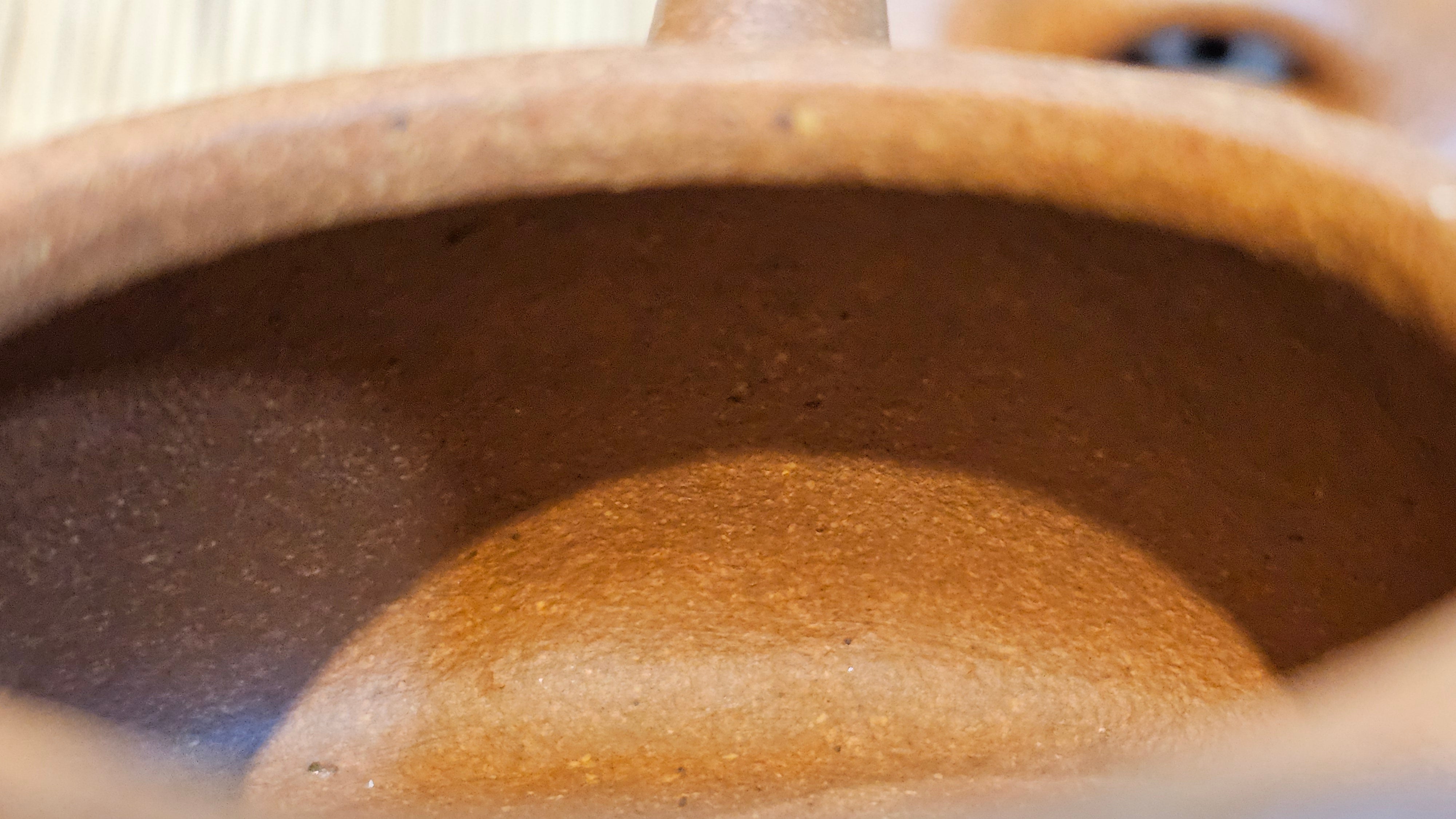 Shi Piao 石瓢 (Ping Gai Shi Piao 平盖石瓢), 154.3ml, Huang Jiang Po Ni 黄降坡泥, by our Collaborative Craftsman Chen Hua Jun 陈华军 ~ Congratulations to Ms M.L., 0117hrs 12th May 2025, Phoenix, AZ.