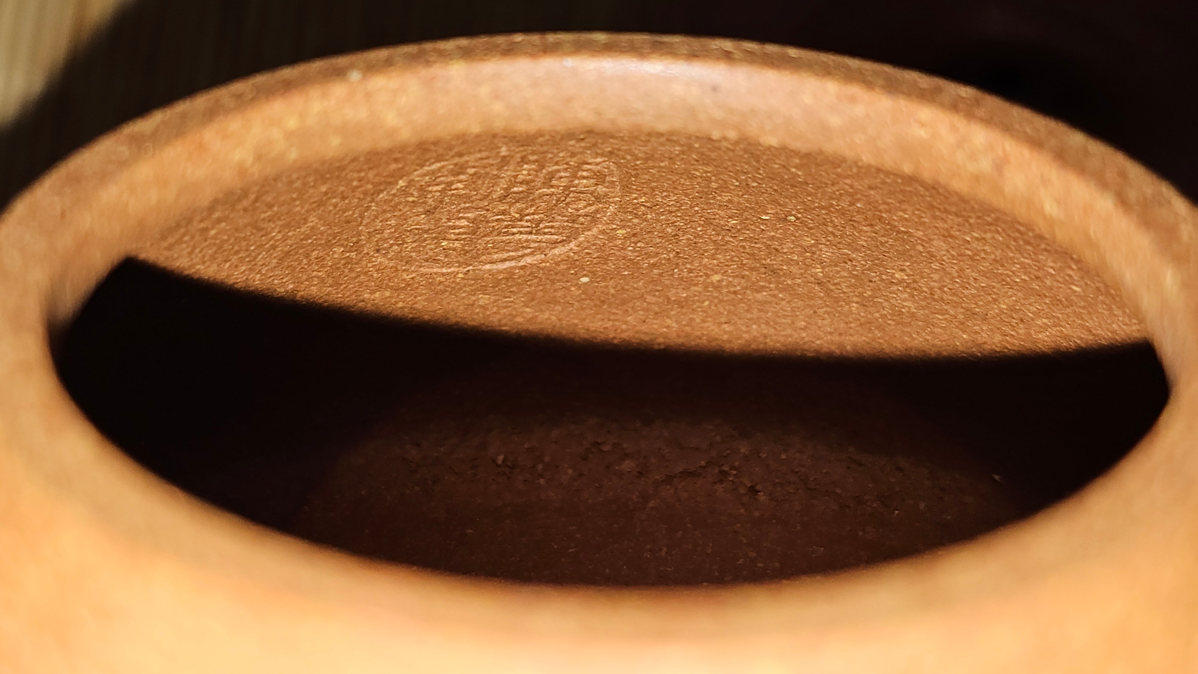 Shi Piao 石瓢 (Ping Gai Shi Piao 平盖石瓢), 154.3ml, Huang Jiang Po Ni 黄降坡泥, by our Collaborative Craftsman Chen Hua Jun 陈华军 ~ Congratulations to Ms M.L., 0117hrs 12th May 2025, Phoenix, AZ.