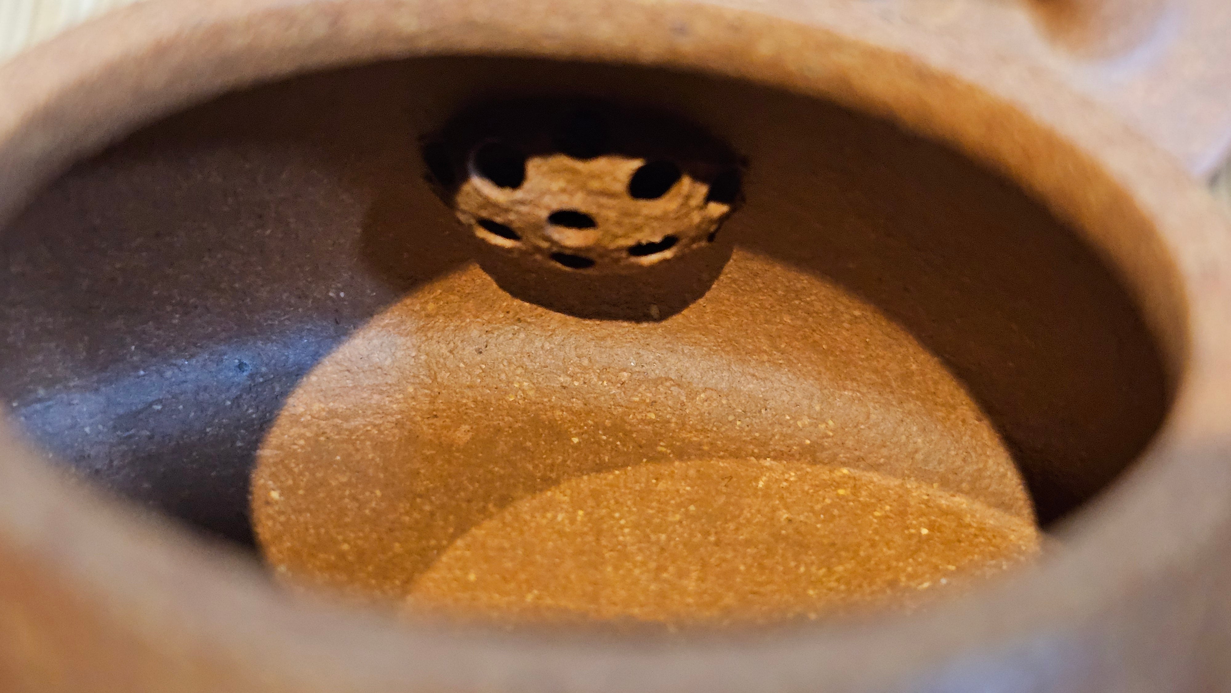 Shi Piao 石瓢 (Ping Gai Shi Piao 平盖石瓢), 154.3ml, Huang Jiang Po Ni 黄降坡泥, by our Collaborative Craftsman Chen Hua Jun 陈华军 ~ Congratulations to Ms M.L., 0117hrs 12th May 2025, Phoenix, AZ.