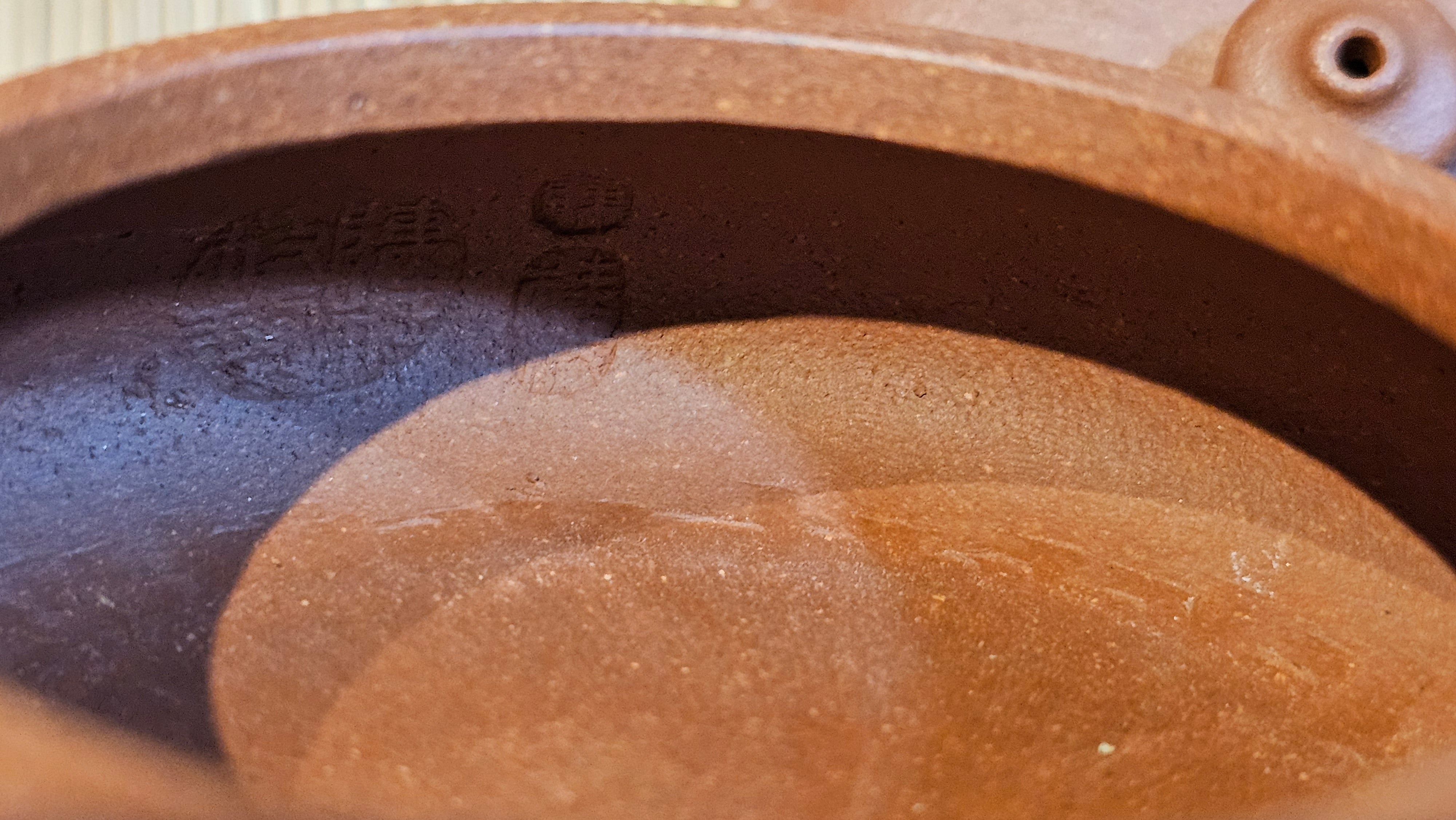 Ming Lu 明炉, 141.1ml, Hong Jiang Po Ni 红降坡泥, by our Collaborative Craftsman Chen Gui Zhi 陈桂枝。(Red JiangPoNi is rarer than Yellow JiangPoNi, XiaoMeiYao ZhuNi & ZhaoZhuang ZhuNi) ~ Congratulations to Mr L.Q., 1526hrs 12th May 2025, Pender Island, Canada 🇨🇦.