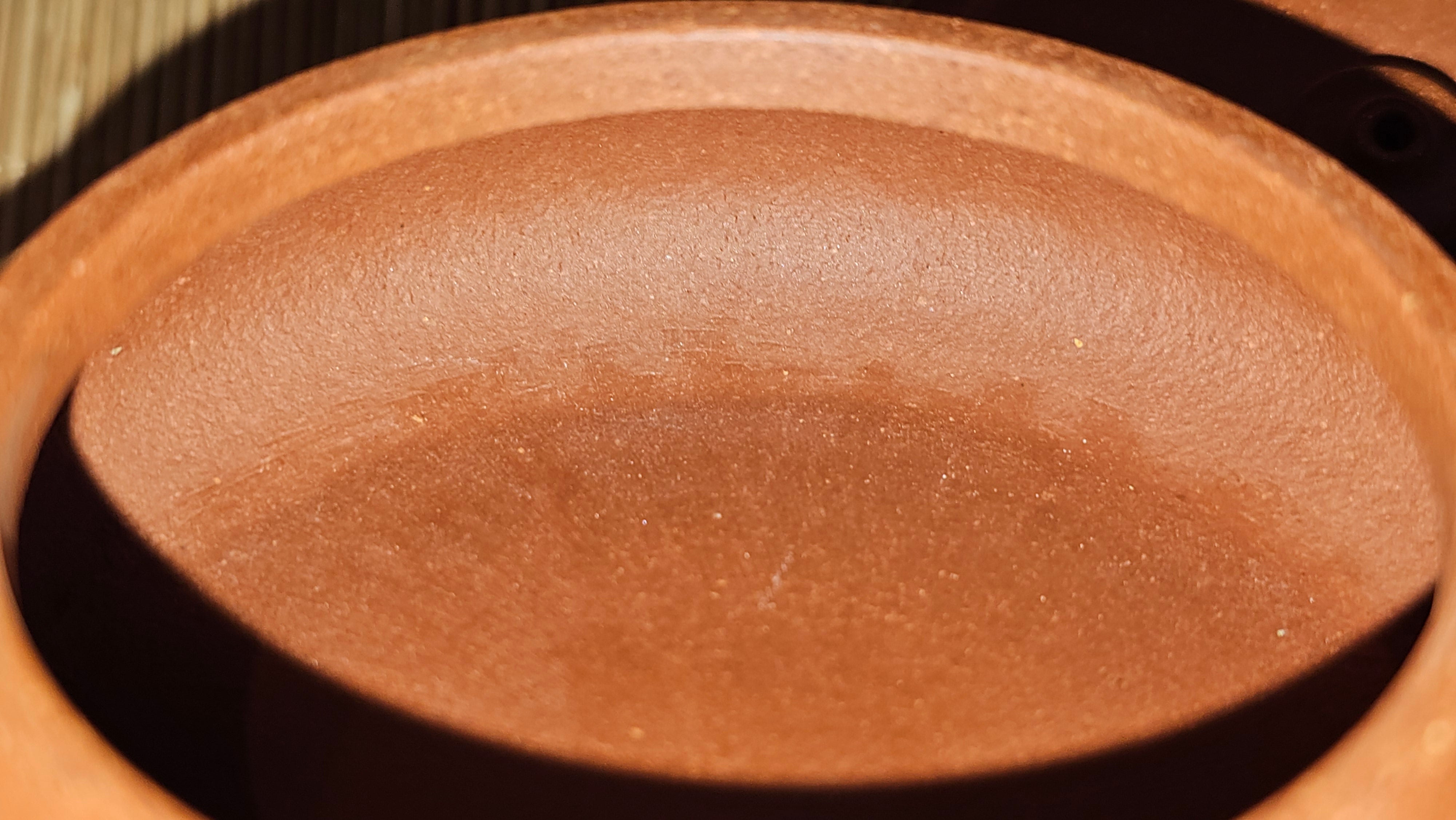 Ming Lu 明炉, 141.1ml, Hong Jiang Po Ni 红降坡泥, by our Collaborative Craftsman Chen Gui Zhi 陈桂枝。(Red JiangPoNi is rarer than Yellow JiangPoNi, XiaoMeiYao ZhuNi & ZhaoZhuang ZhuNi) ~ Congratulations to Mr L.Q., 1526hrs 12th May 2025, Pender Island, Canada 🇨🇦.