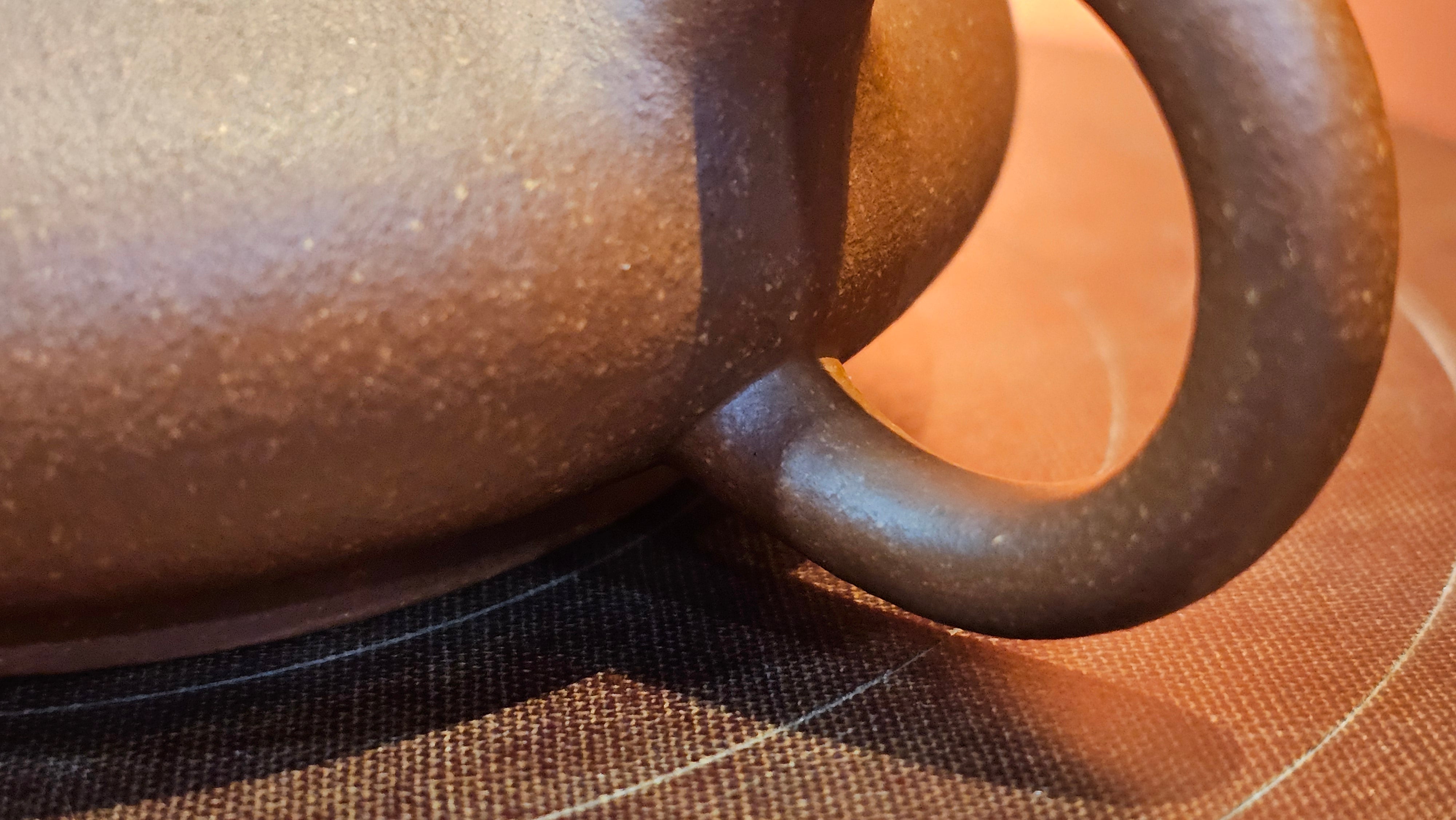 Ming Lu 明炉, 141.1ml, Hong Jiang Po Ni 红降坡泥, by our Collaborative Craftsman Chen Gui Zhi 陈桂枝。(Red JiangPoNi is rarer than Yellow JiangPoNi, XiaoMeiYao ZhuNi & ZhaoZhuang ZhuNi) ~ Congratulations to Mr L.Q., 1526hrs 12th May 2025, Pender Island, Canada 🇨🇦.