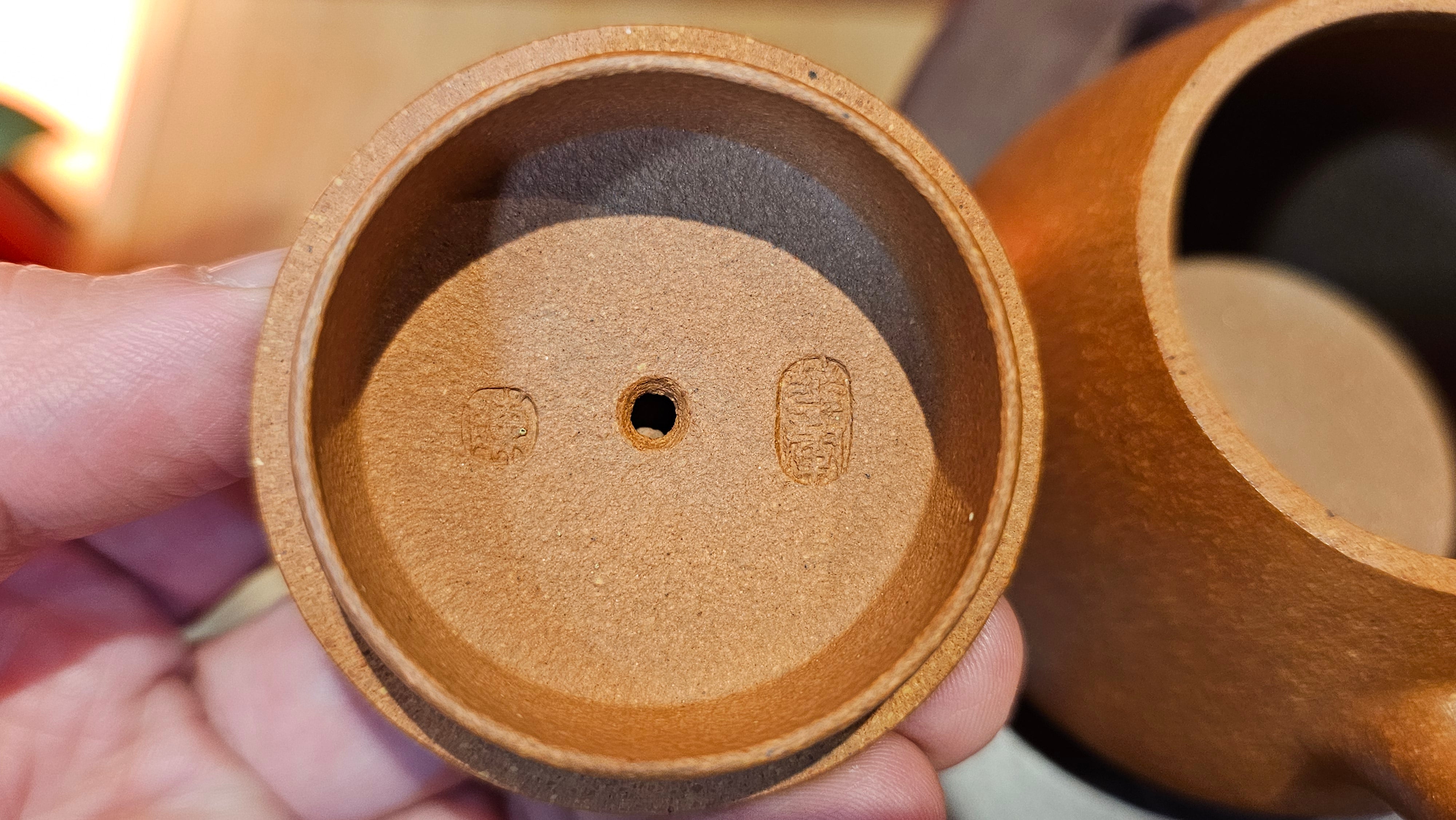 Shi Piao 石瓢 (Gao Shi Piao 高石瓢), 115.5ml, Huang Jiang Po Ni 黄降坡泥, by our Collaborative Craftsman Chen Hua Jun 陈华军 ~ Congratulations to Mr R.H., 1927hrs 14th May 2025, Lörzweiler, Germany 🇩🇪.