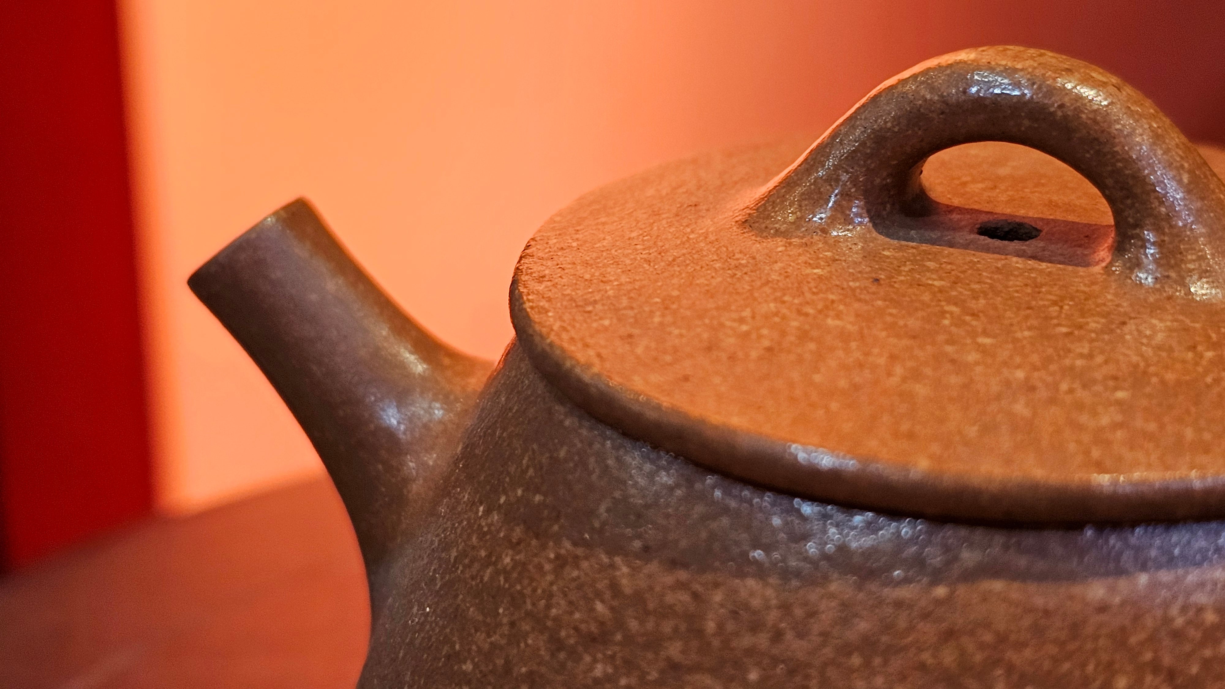 Shi Piao 石瓢 (Gao Shi Piao 高石瓢), 115.5ml, Huang Jiang Po Ni 黄降坡泥, by our Collaborative Craftsman Chen Hua Jun 陈华军 ~ Congratulations to Mr R.H., 1927hrs 14th May 2025, Lörzweiler, Germany 🇩🇪.