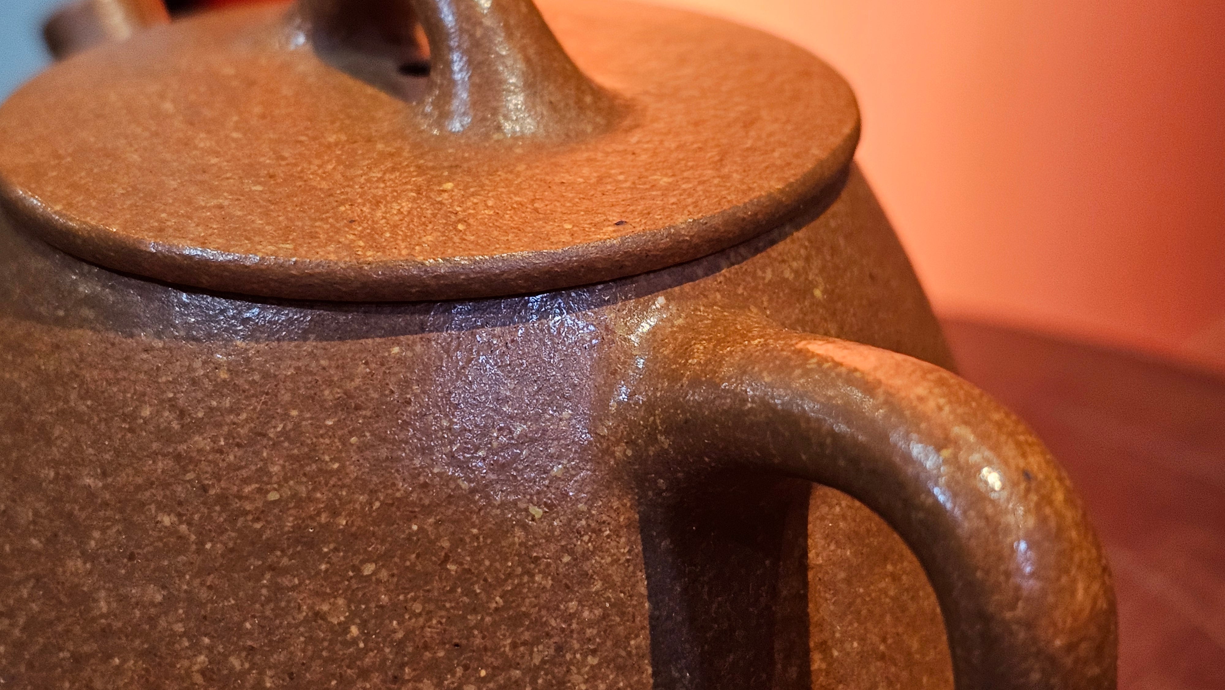 Shi Piao 石瓢 (Gao Shi Piao 高石瓢), 115.5ml, Huang Jiang Po Ni 黄降坡泥, by our Collaborative Craftsman Chen Hua Jun 陈华军 ~ Congratulations to Mr R.H., 1927hrs 14th May 2025, Lörzweiler, Germany 🇩🇪.