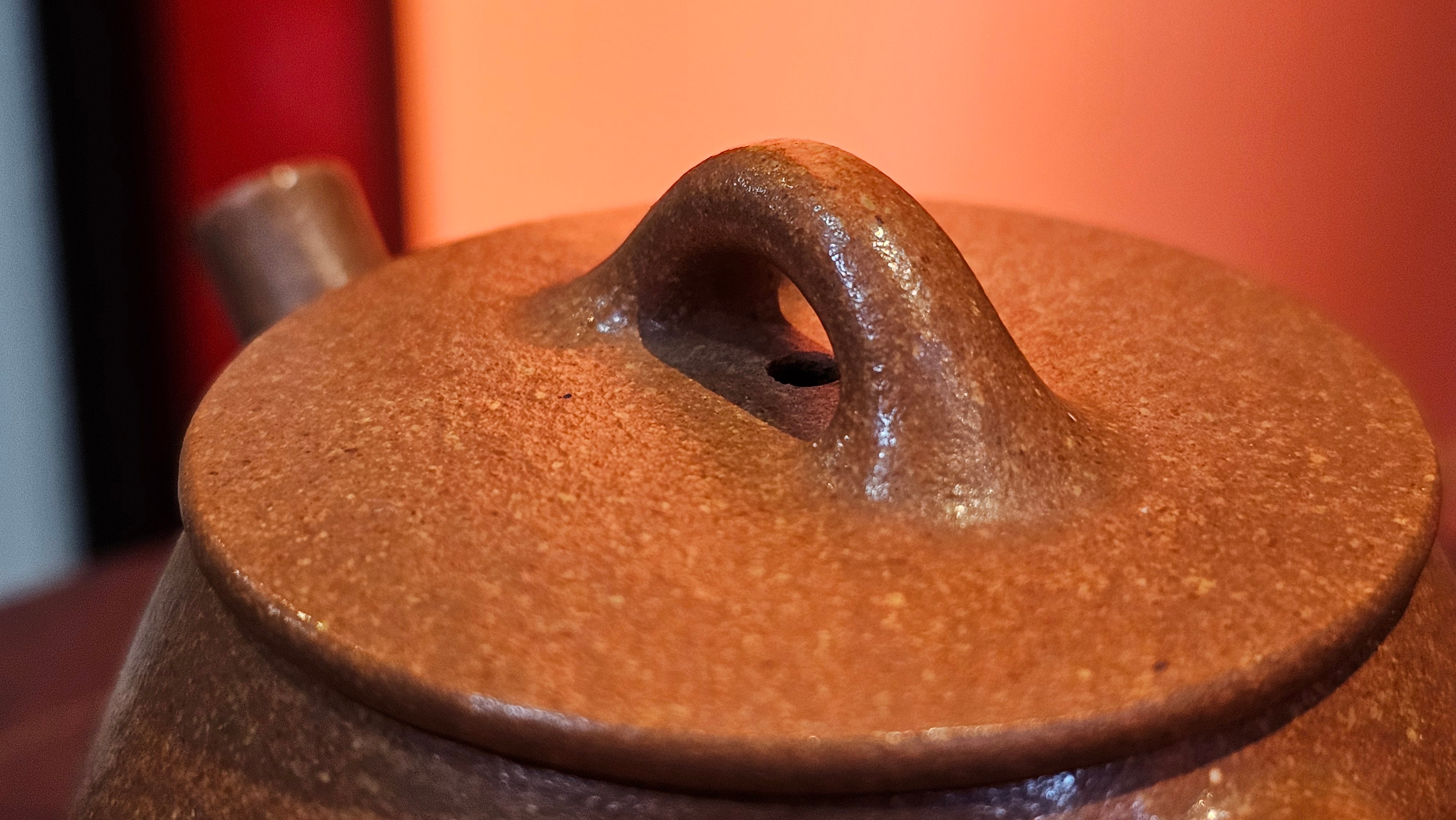 Shi Piao 石瓢 (Gao Shi Piao 高石瓢), 115.5ml, Huang Jiang Po Ni 黄降坡泥, by our Collaborative Craftsman Chen Hua Jun 陈华军 ~ Congratulations to Mr R.H., 1927hrs 14th May 2025, Lörzweiler, Germany 🇩🇪.