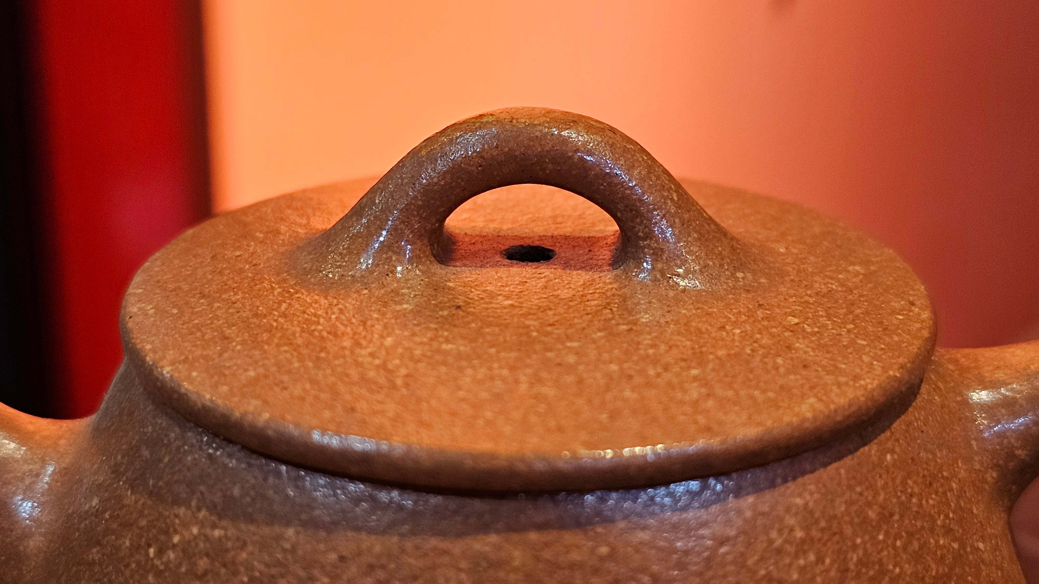 Shi Piao 石瓢 (Gao Shi Piao 高石瓢), 115.5ml, Huang Jiang Po Ni 黄降坡泥, by our Collaborative Craftsman Chen Hua Jun 陈华军 ~ Congratulations to Mr R.H., 1927hrs 14th May 2025, Lörzweiler, Germany 🇩🇪.