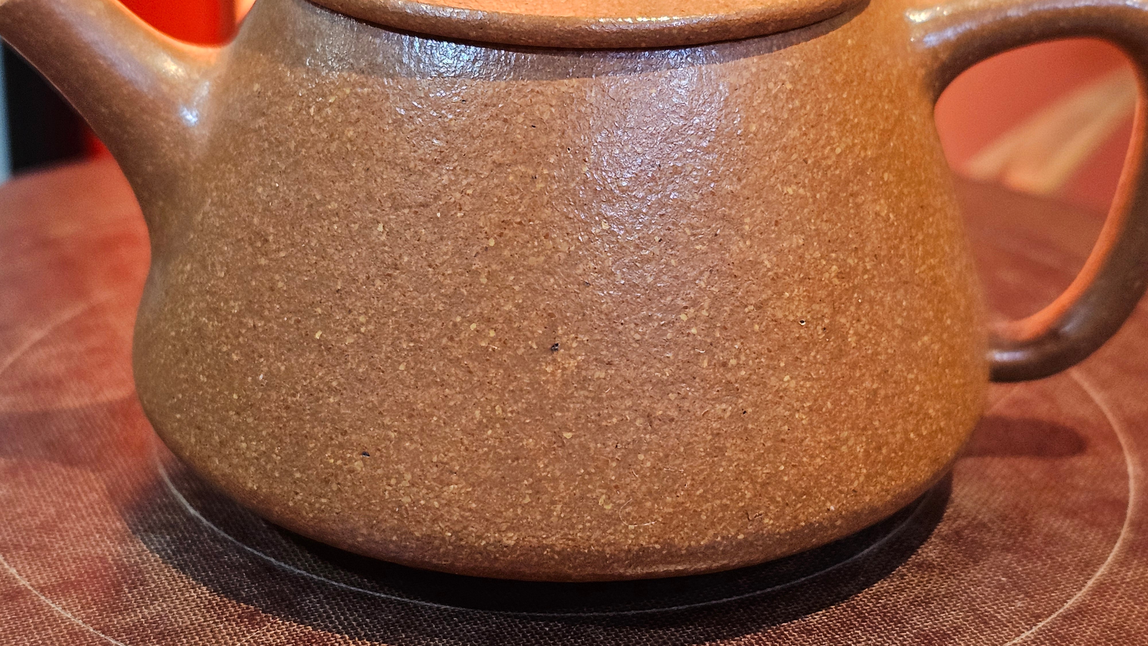 Shi Piao 石瓢 (Gao Shi Piao 高石瓢), 115.5ml, Huang Jiang Po Ni 黄降坡泥, by our Collaborative Craftsman Chen Hua Jun 陈华军 ~ Congratulations to Mr R.H., 1927hrs 14th May 2025, Lörzweiler, Germany 🇩🇪.