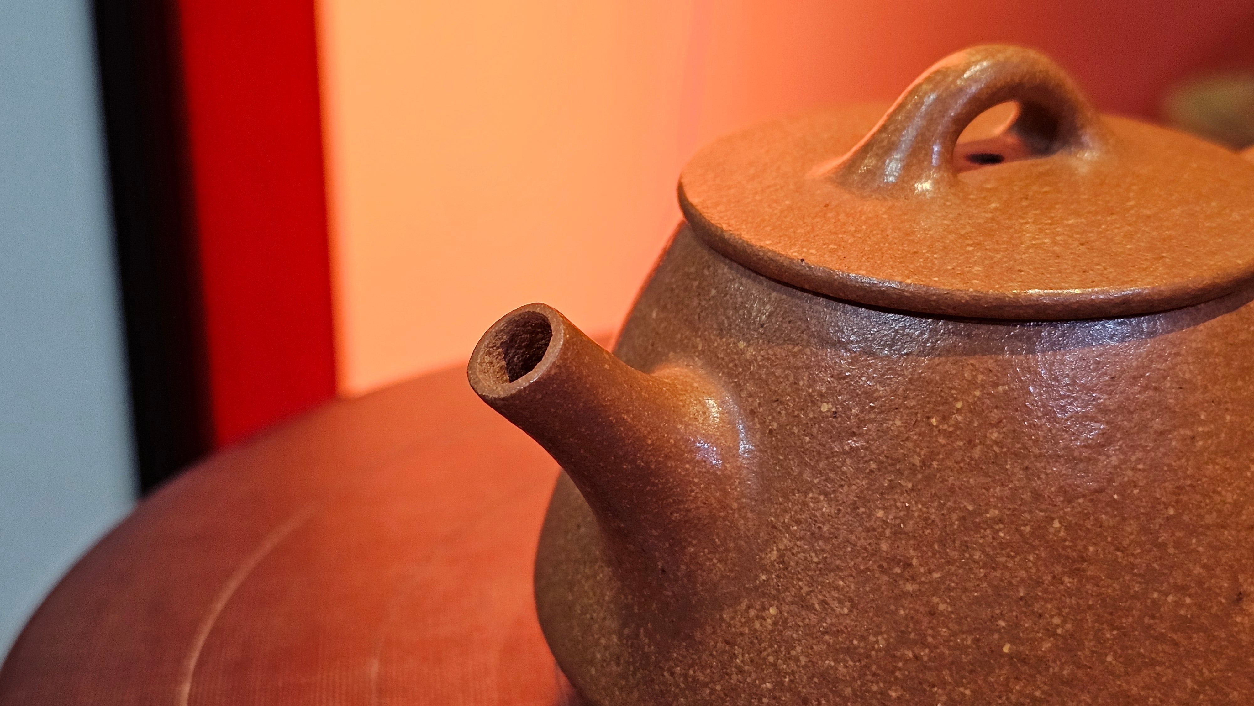 Shi Piao 石瓢 (Gao Shi Piao 高石瓢), 115.5ml, Huang Jiang Po Ni 黄降坡泥, by our Collaborative Craftsman Chen Hua Jun 陈华军 ~ Congratulations to Mr R.H., 1927hrs 14th May 2025, Lörzweiler, Germany 🇩🇪.