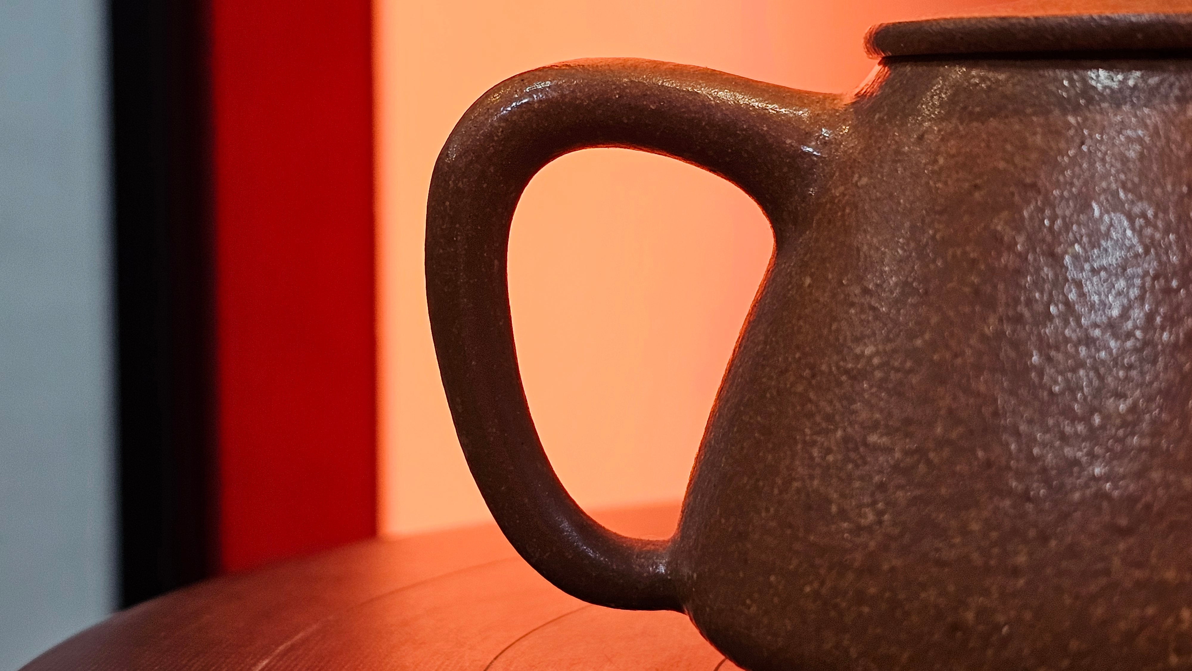 Shi Piao 石瓢 (Gao Shi Piao 高石瓢), 115.5ml, Huang Jiang Po Ni 黄降坡泥, by our Collaborative Craftsman Chen Hua Jun 陈华军 ~ Congratulations to Mr R.H., 1927hrs 14th May 2025, Lörzweiler, Germany 🇩🇪.