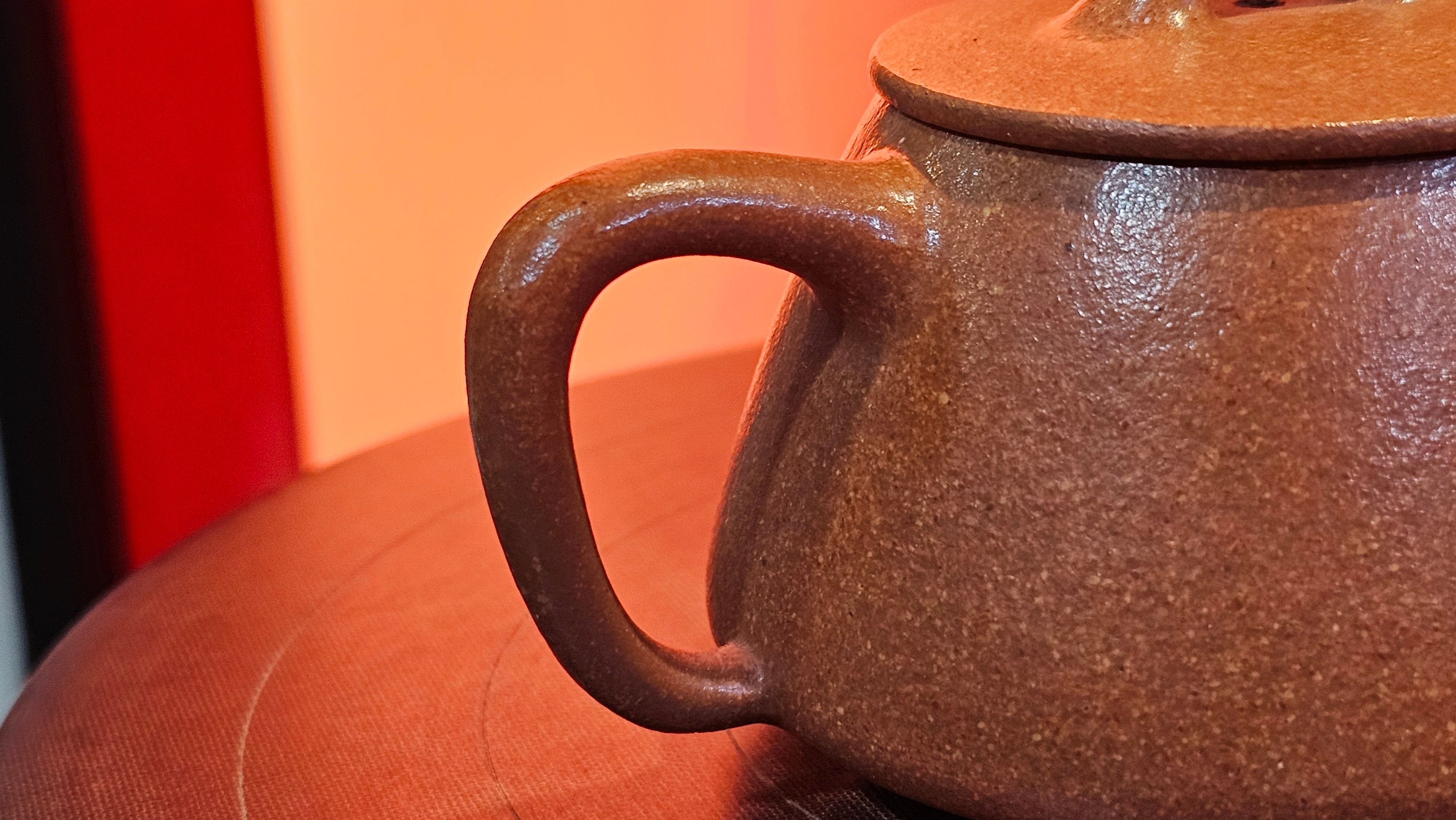 Shi Piao 石瓢 (Gao Shi Piao 高石瓢), 115.5ml, Huang Jiang Po Ni 黄降坡泥, by our Collaborative Craftsman Chen Hua Jun 陈华军 ~ Congratulations to Mr R.H., 1927hrs 14th May 2025, Lörzweiler, Germany 🇩🇪.