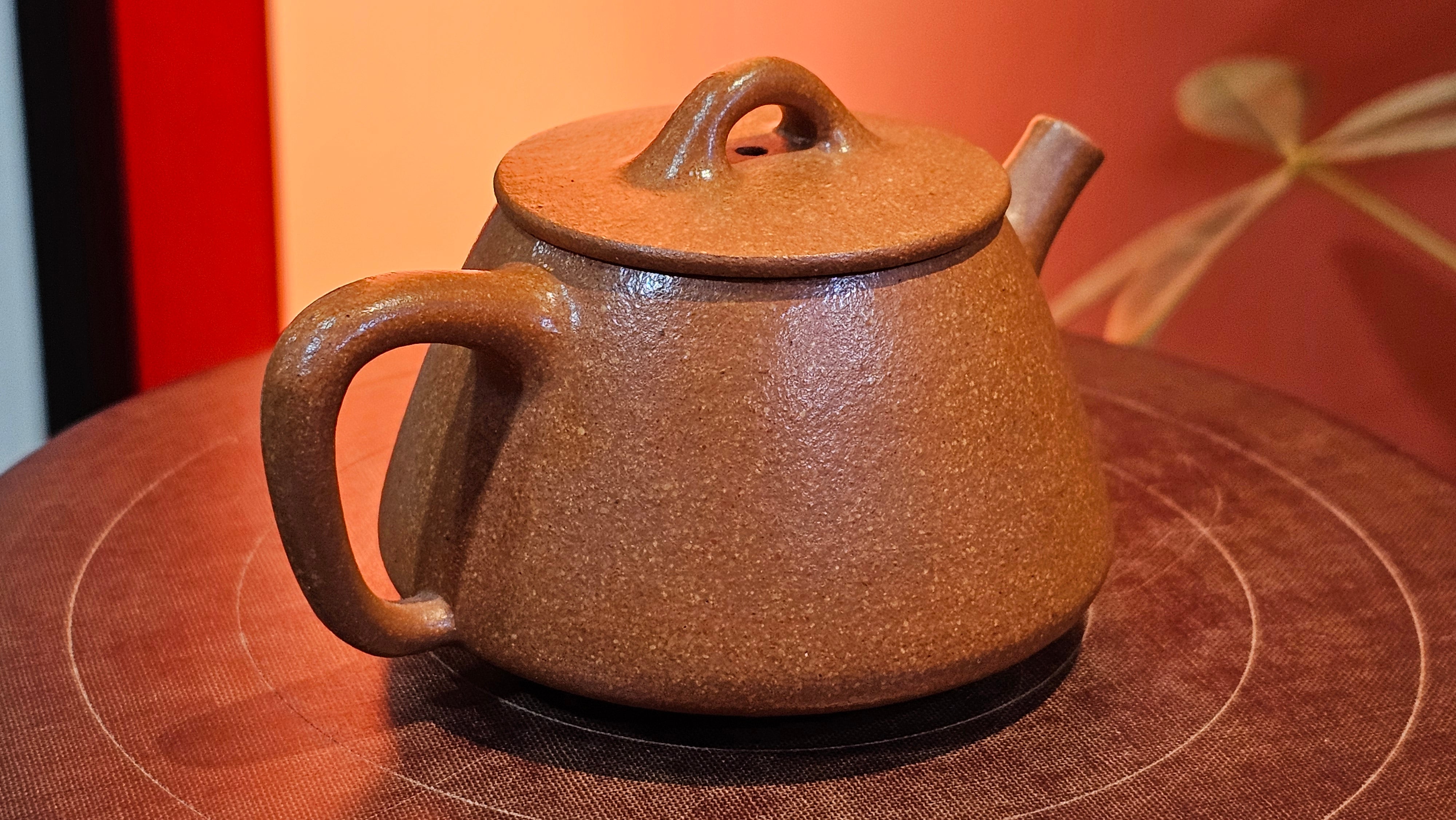 Shi Piao 石瓢 (Gao Shi Piao 高石瓢), 115.5ml, Huang Jiang Po Ni 黄降坡泥, by our Collaborative Craftsman Chen Hua Jun 陈华军 ~ Congratulations to Mr R.H., 1927hrs 14th May 2025, Lörzweiler, Germany 🇩🇪.