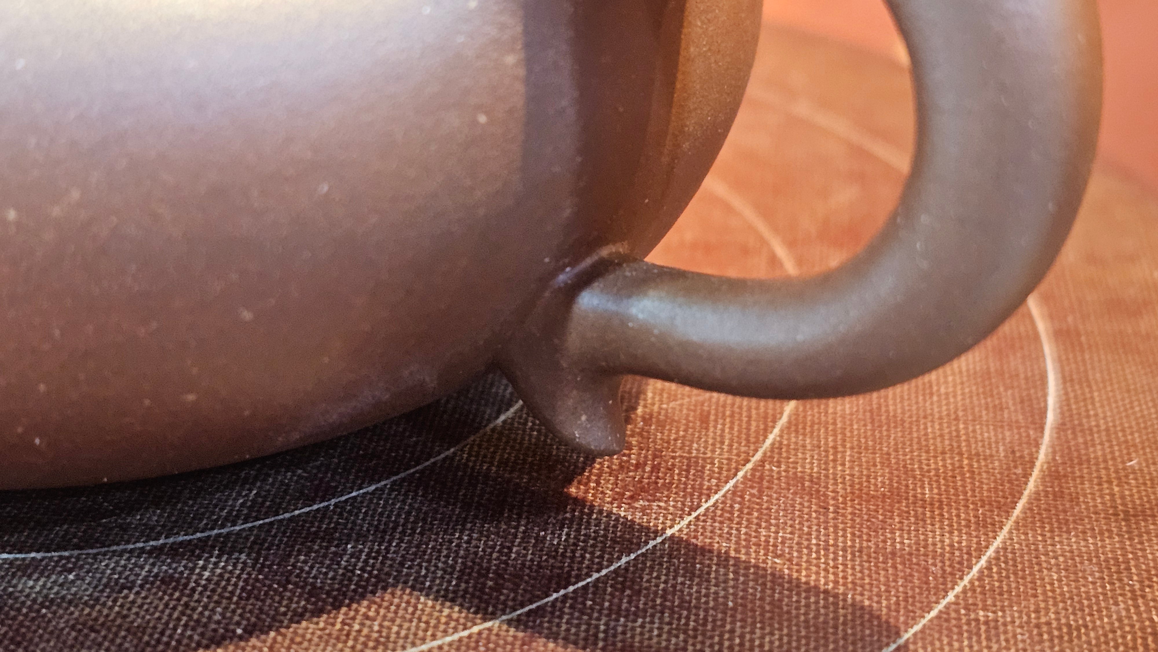 Fang Gu 仿古, 219.5ml, Di Cao Qing Zi Ni 底槽青紫泥, by our Collaborative Craftsman Chen Fa Chu 陈法初 ~ Congratulations to Mr J.M., 1532hrs 15th May 2025, Lake Wales, FL.