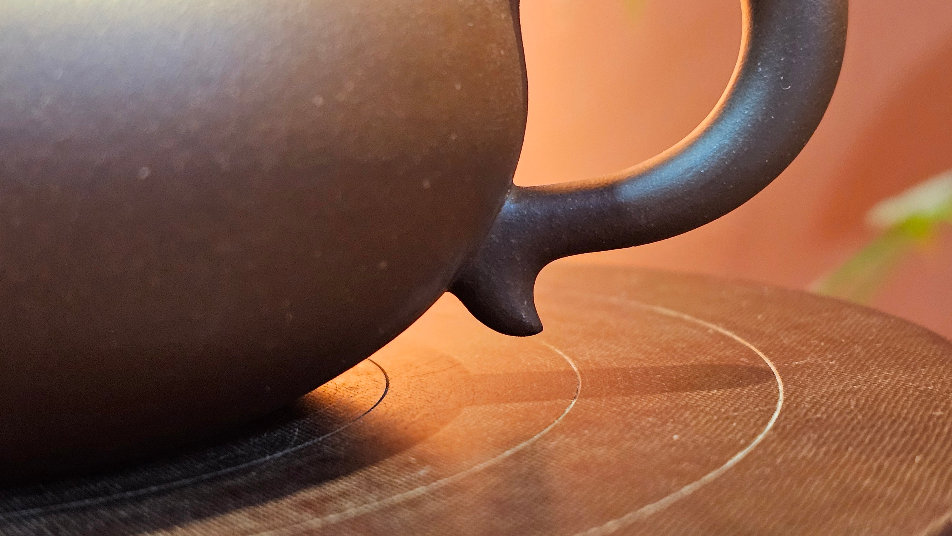 Fang Gu 仿古, 219.5ml, Di Cao Qing Zi Ni 底槽青紫泥, by our Collaborative Craftsman Chen Fa Chu 陈法初 ~ Congratulations to Mr J.M., 1532hrs 15th May 2025, Lake Wales, FL.