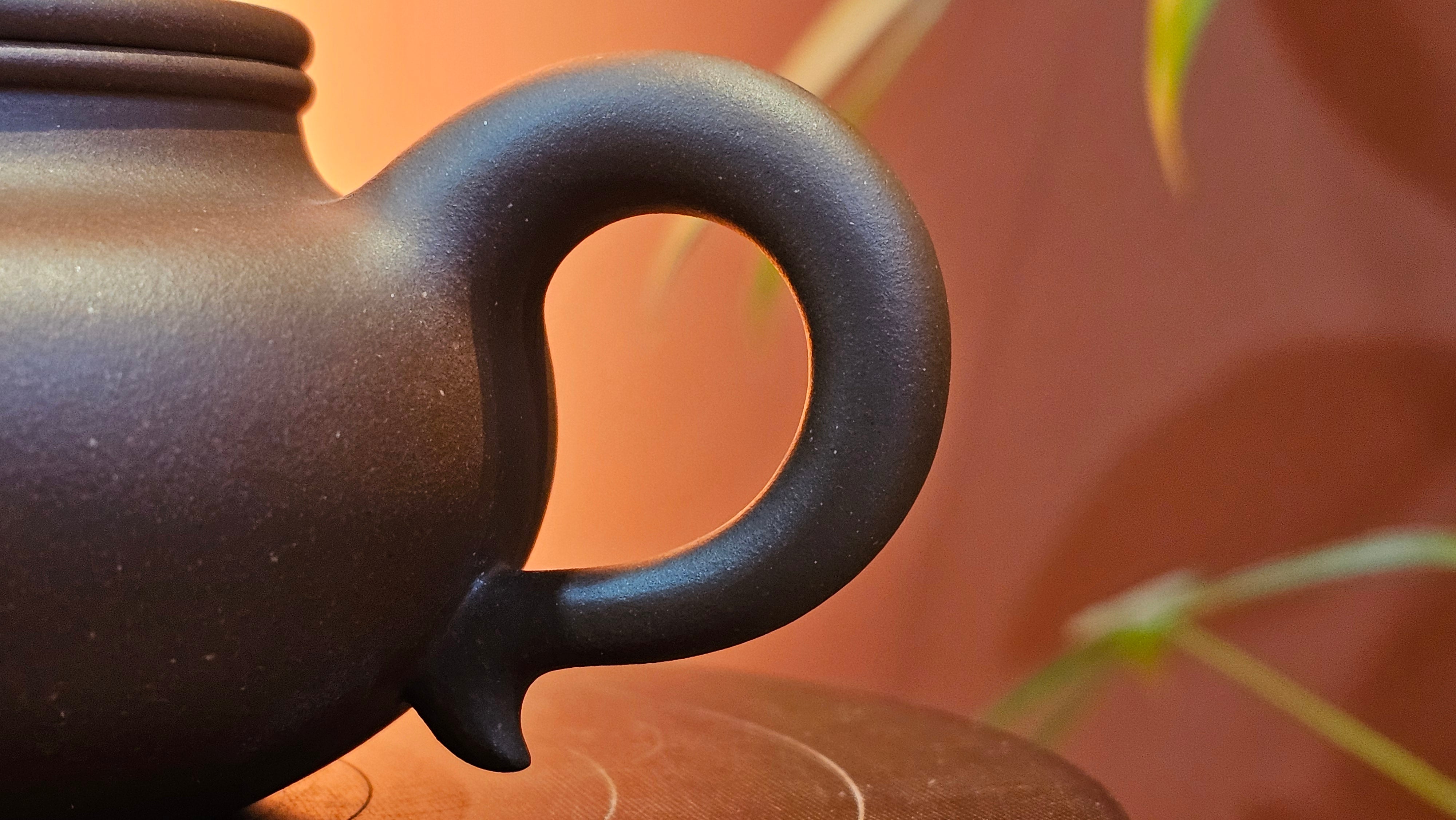 Fang Gu 仿古, 219.5ml, Di Cao Qing Zi Ni 底槽青紫泥, by our Collaborative Craftsman Chen Fa Chu 陈法初 ~ Congratulations to Mr J.M., 1532hrs 15th May 2025, Lake Wales, FL.