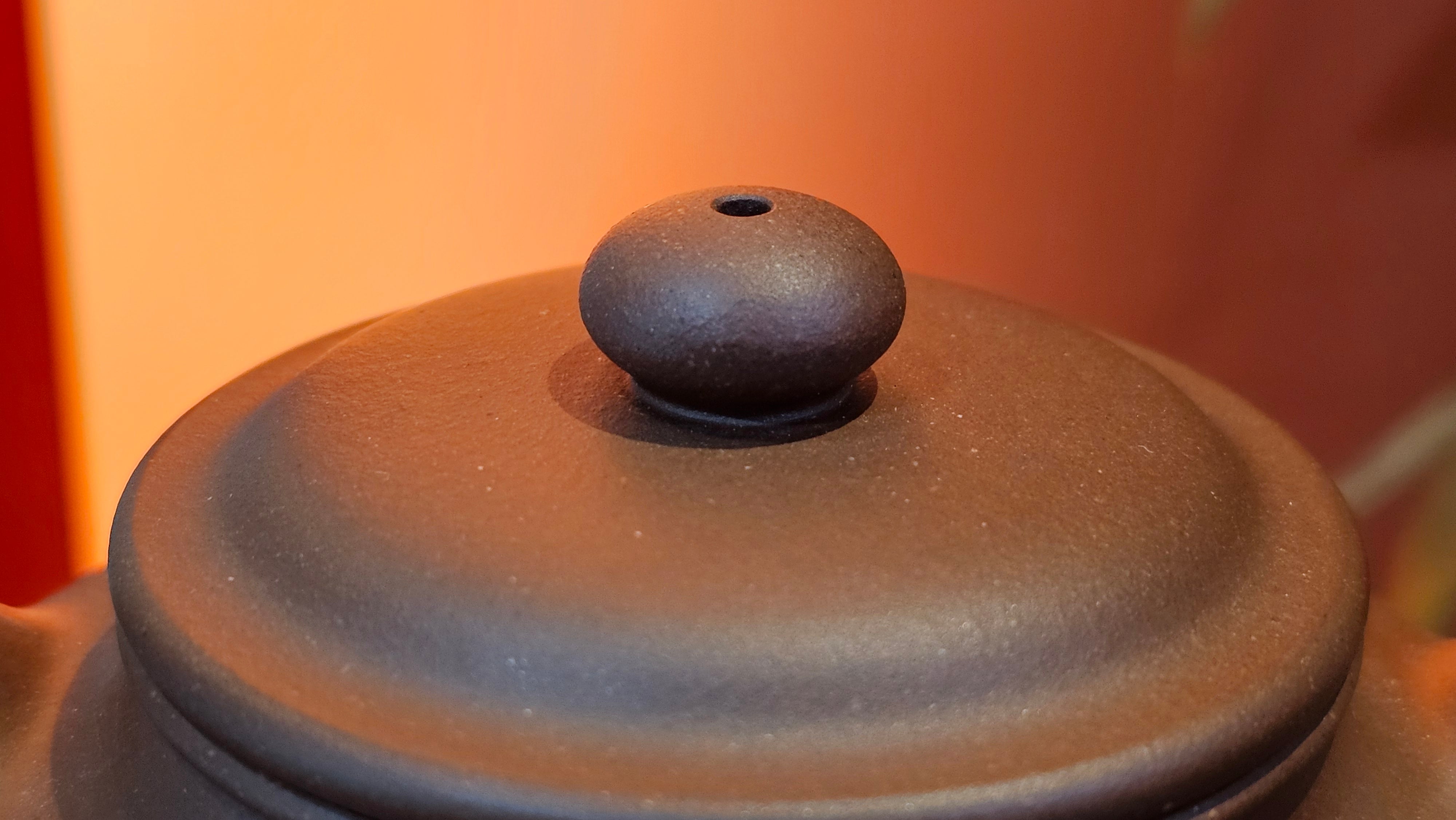 Fang Gu 仿古, 219.5ml, Di Cao Qing Zi Ni 底槽青紫泥, by our Collaborative Craftsman Chen Fa Chu 陈法初 ~ Congratulations to Mr J.M., 1532hrs 15th May 2025, Lake Wales, FL.