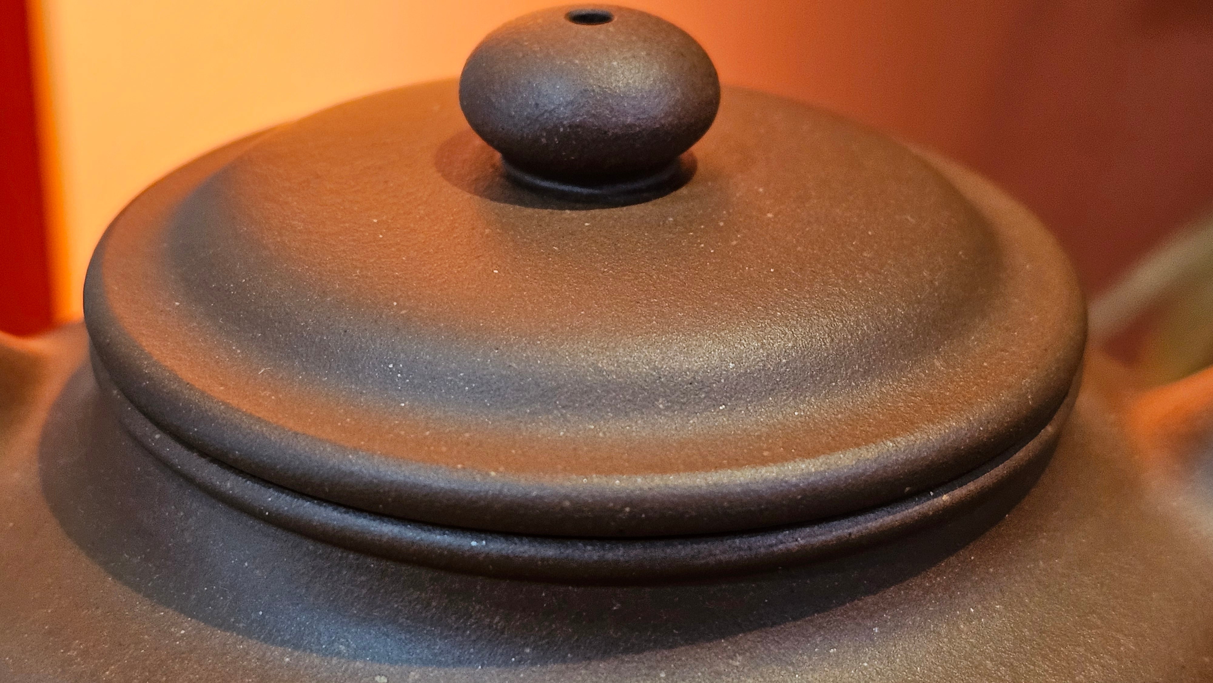 Fang Gu 仿古, 219.5ml, Di Cao Qing Zi Ni 底槽青紫泥, by our Collaborative Craftsman Chen Fa Chu 陈法初 ~ Congratulations to Mr J.M., 1532hrs 15th May 2025, Lake Wales, FL.