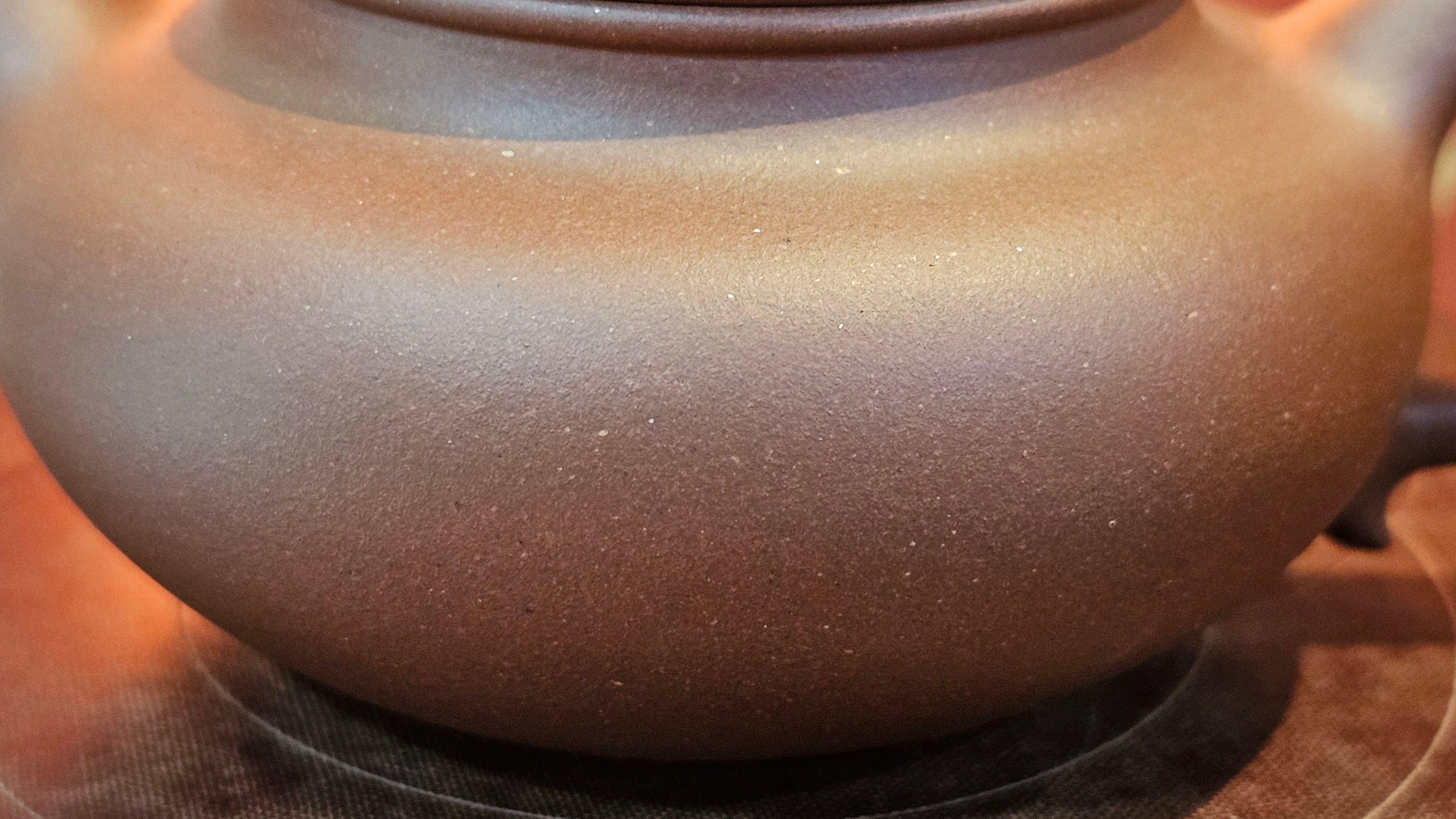 Fang Gu 仿古, 219.5ml, Di Cao Qing Zi Ni 底槽青紫泥, by our Collaborative Craftsman Chen Fa Chu 陈法初 ~ Congratulations to Mr J.M., 1532hrs 15th May 2025, Lake Wales, FL.