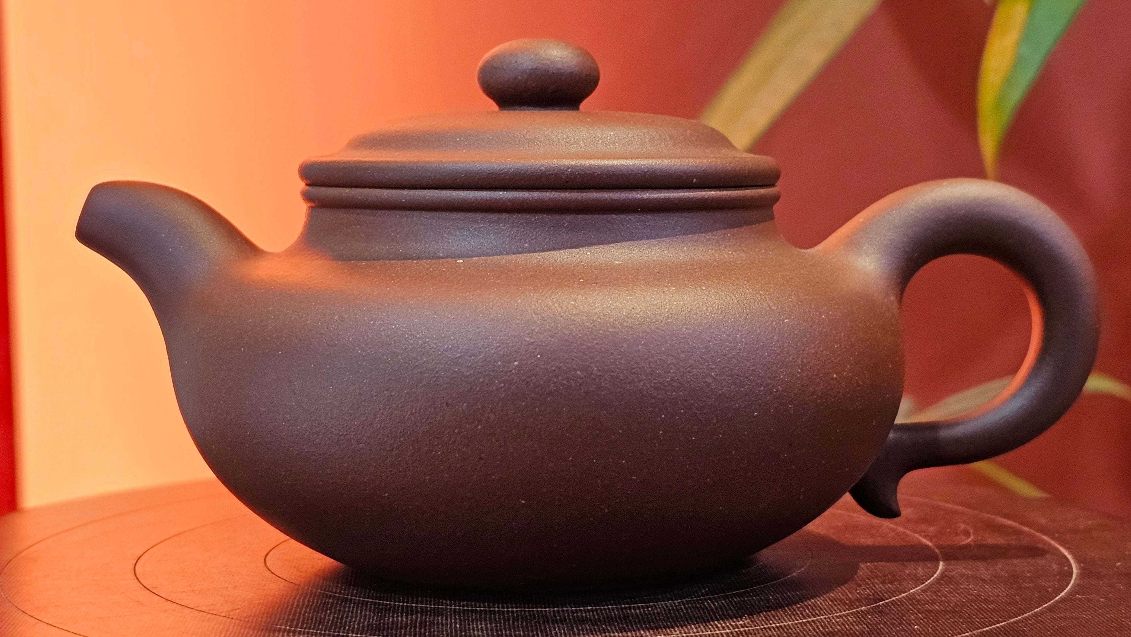 Fang Gu 仿古, 219.5ml, Di Cao Qing Zi Ni 底槽青紫泥, by our Collaborative Craftsman Chen Fa Chu 陈法初 ~ Congratulations to Mr J.M., 1532hrs 15th May 2025, Lake Wales, FL.