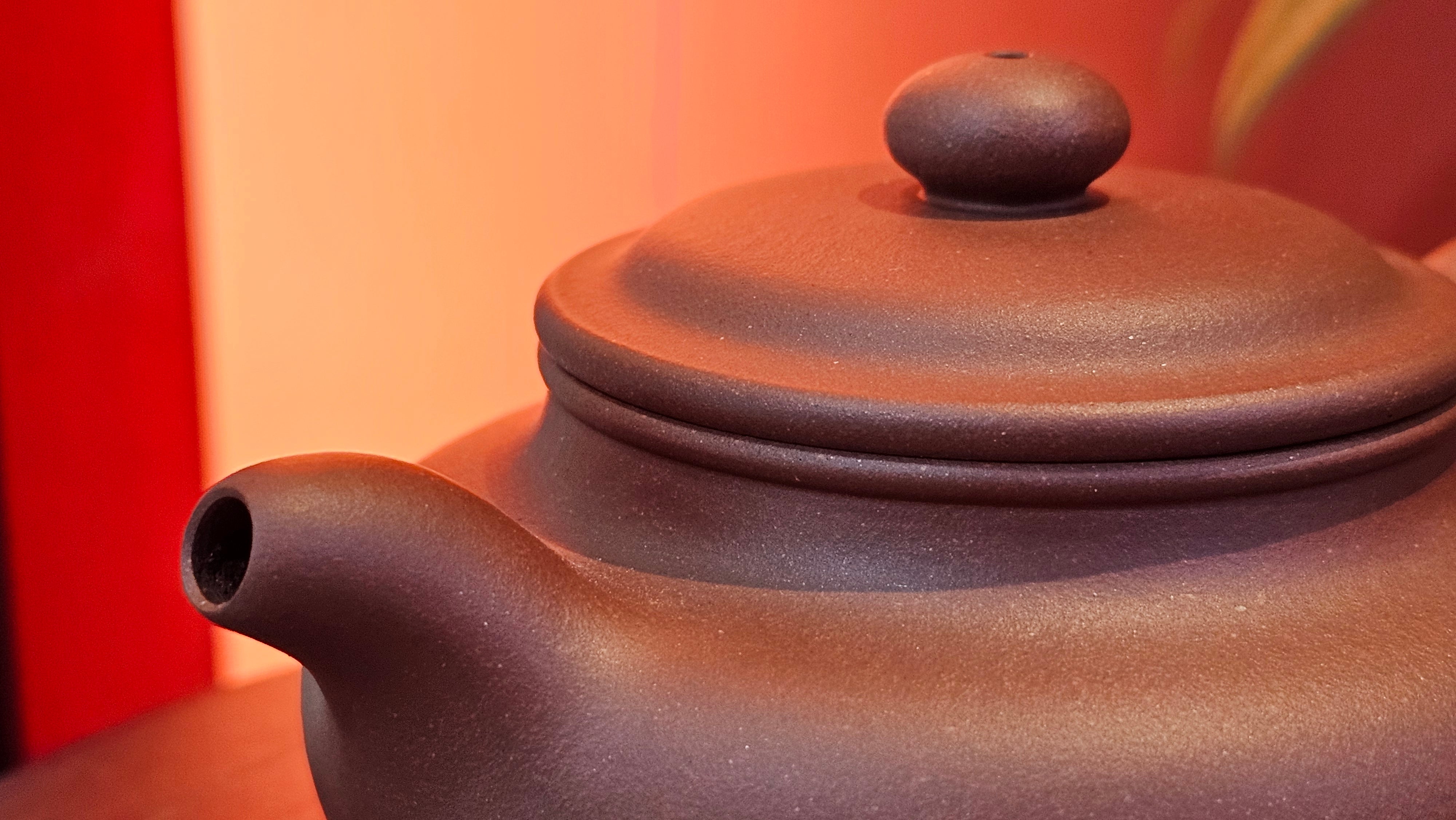 Fang Gu 仿古, 219.5ml, Di Cao Qing Zi Ni 底槽青紫泥, by our Collaborative Craftsman Chen Fa Chu 陈法初 ~ Congratulations to Mr J.M., 1532hrs 15th May 2025, Lake Wales, FL.