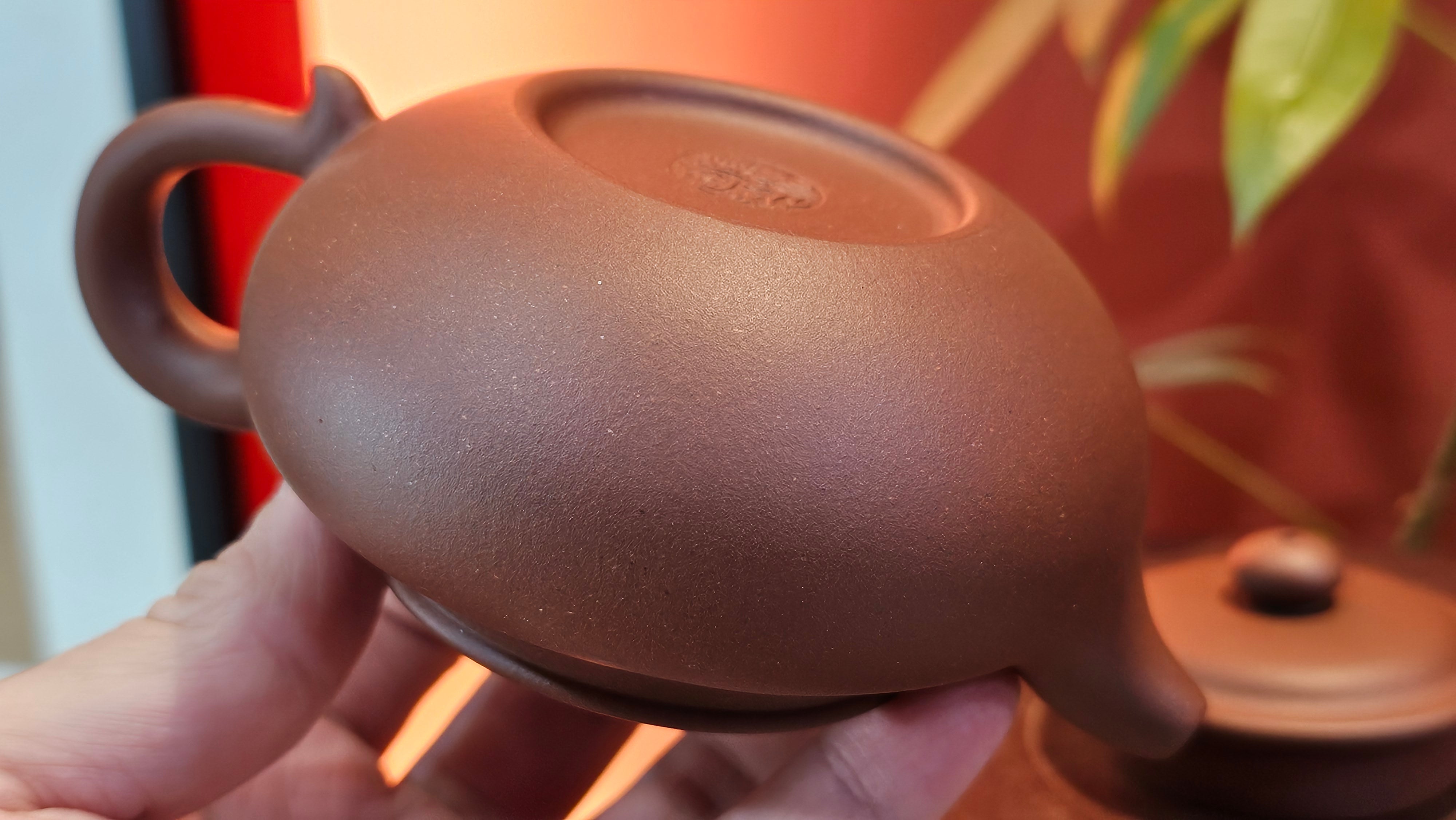 Fang Gu 仿古, 219.5ml, Di Cao Qing Zi Ni 底槽青紫泥, by our Collaborative Craftsman Chen Fa Chu 陈法初 ~ Congratulations to Mr J.M., 1532hrs 15th May 2025, Lake Wales, FL.